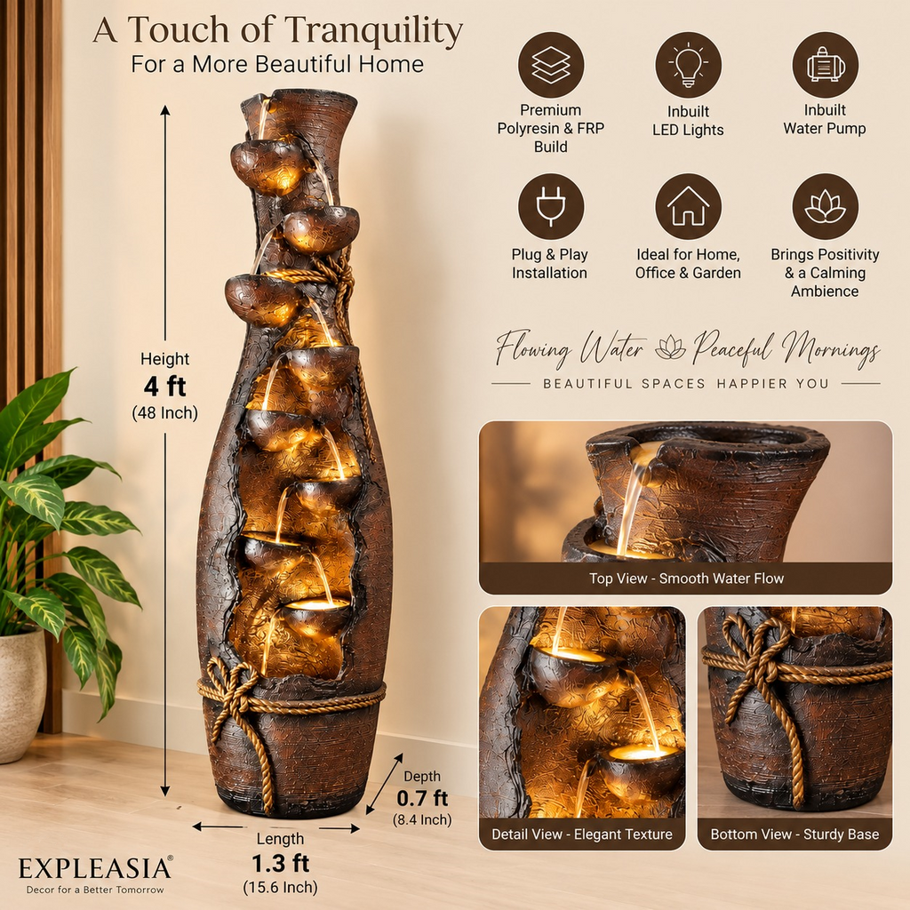 Magnum Lamp Water Fountain – Big Size | For Home, Garden & Living Room