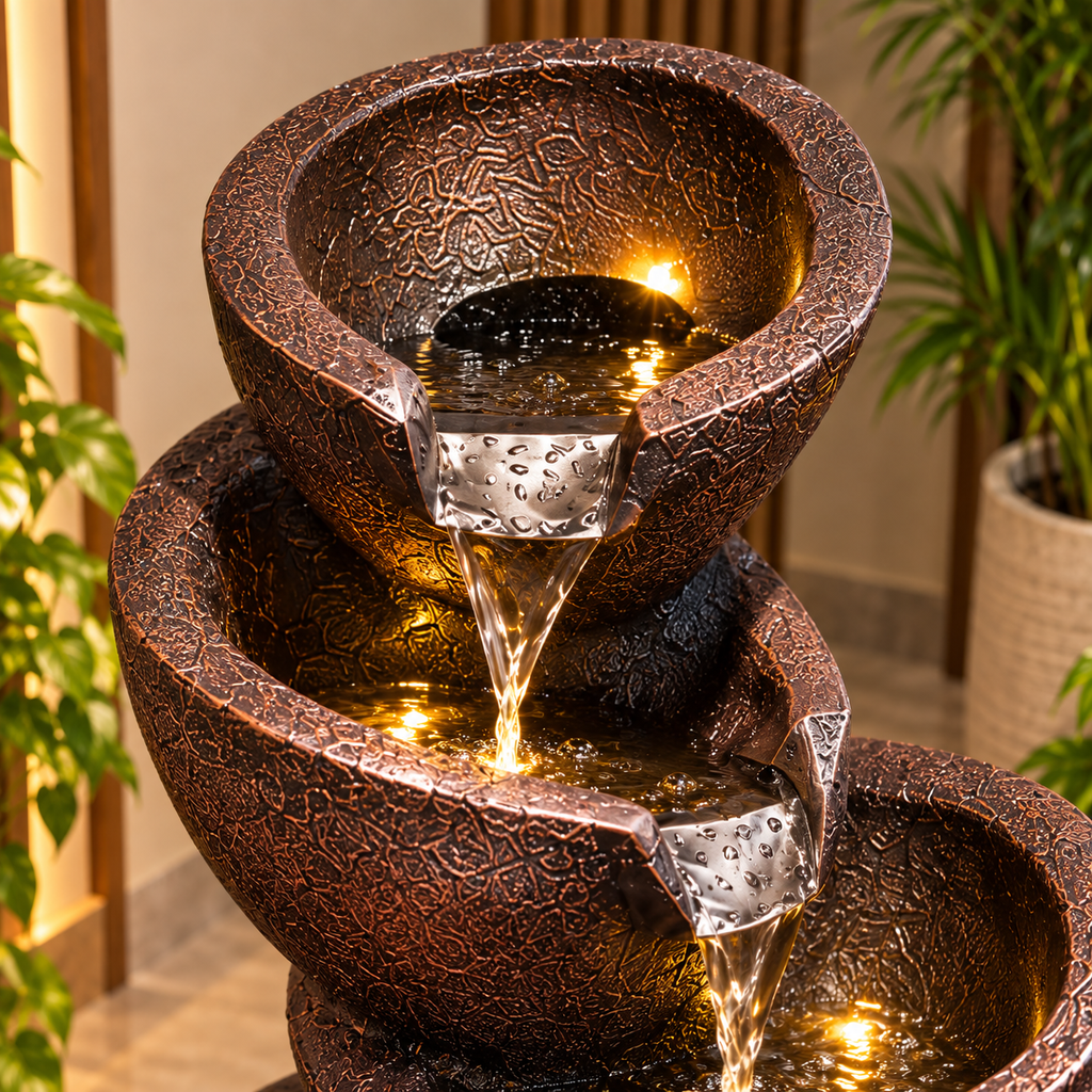 EXPLEASIA 5-tier Stacked Pot Water Fountain – product image 27