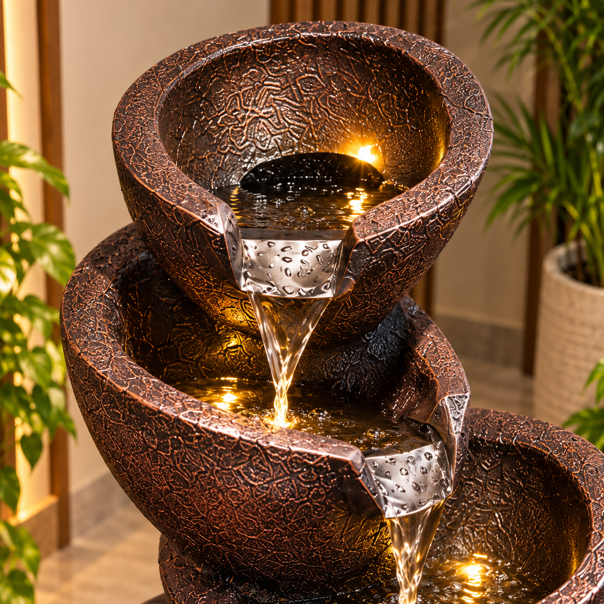 EXPLEASIA 5-tier Stacked Pot Water Fountain – product image 27