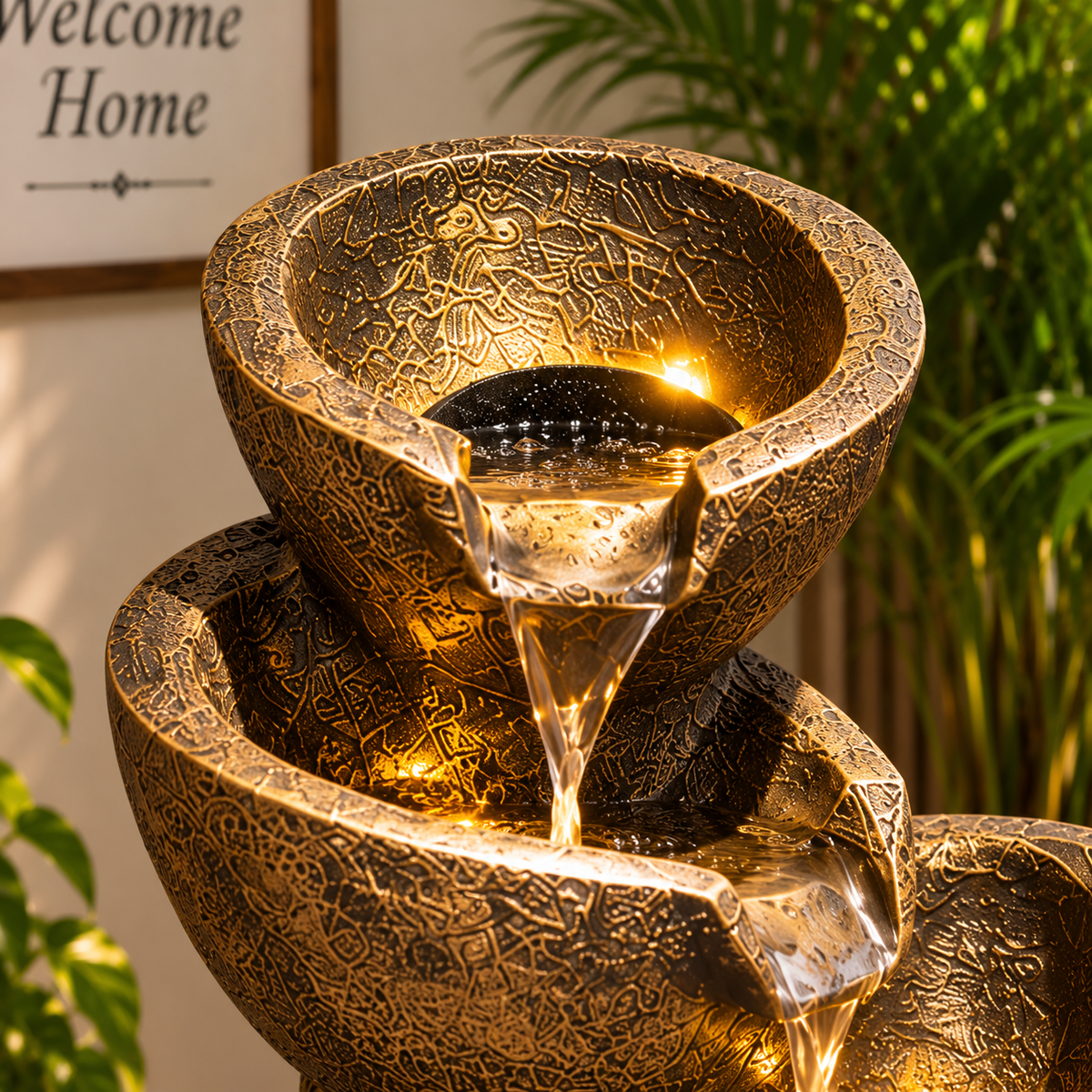 EXPLEASIA 5-tier Stacked Pot Water Fountain – product image 37