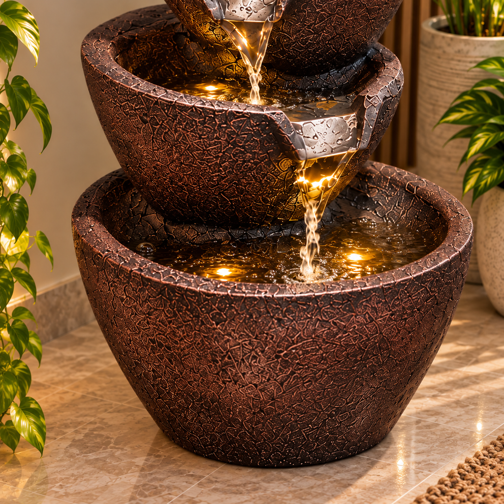 EXPLEASIA 5-tier Stacked Pot Water Fountain – product image 28