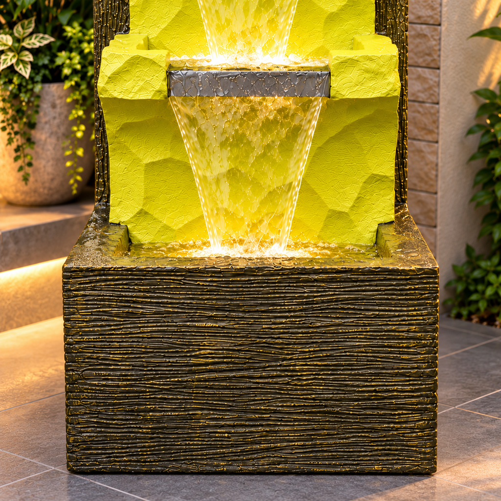 Large Wall Back Water Fountain for Home | EXPLEASIA