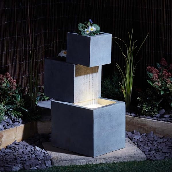 Serenity Shower Modern Planter Collection Water Fountain for Home, Garden, Offices, for Home vastu, Fountain for Home décor Waterfall