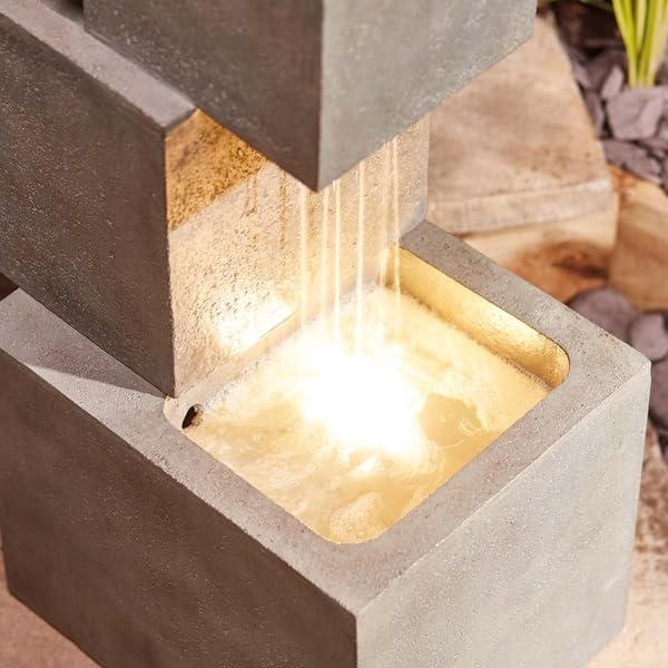 Serenity Shower Modern Planter Collection Water Fountain for Home, Garden, Offices, for Home vastu, Fountain for Home décor Waterfall