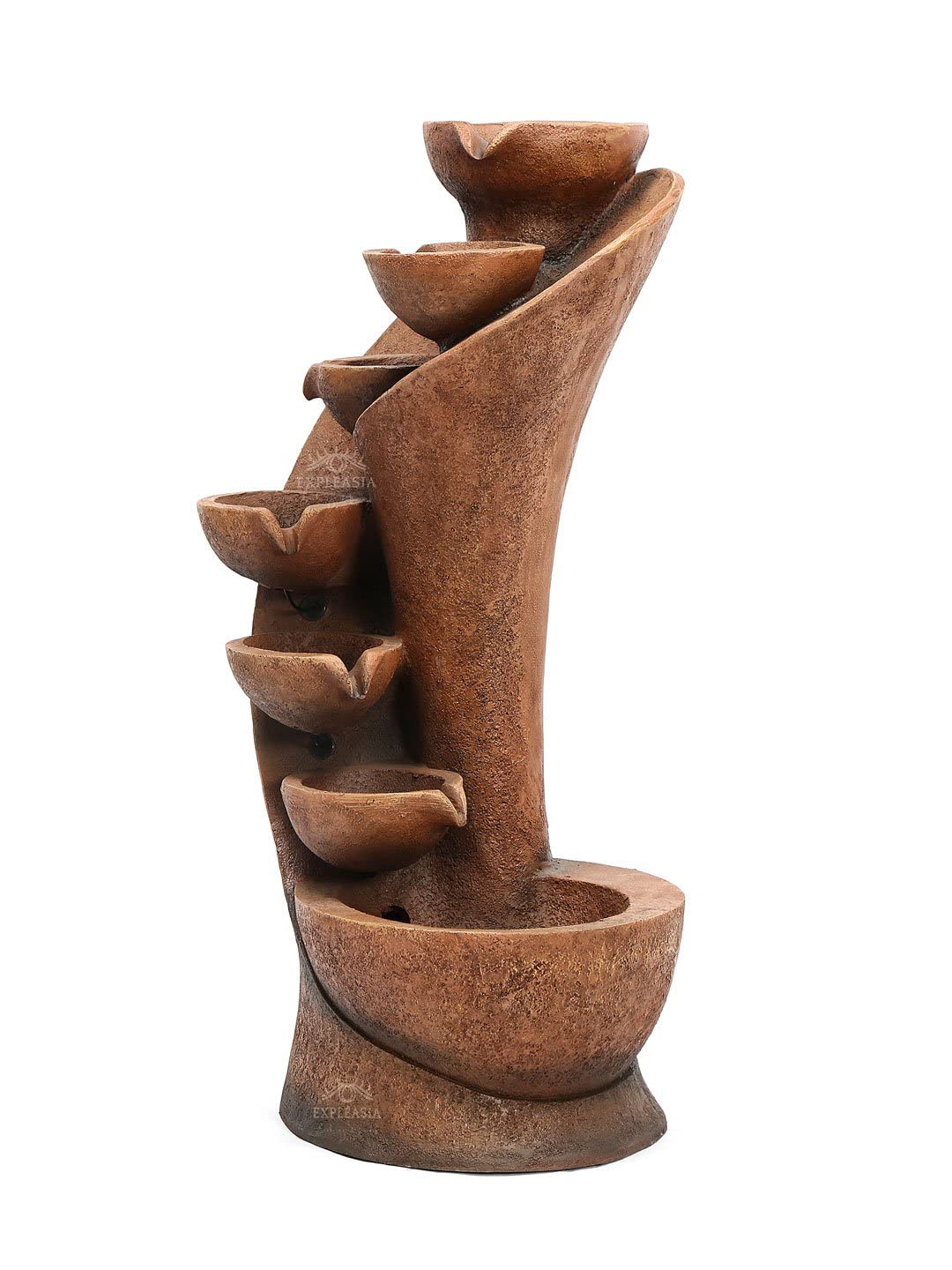7 Stacked Chalice Water Fountain for Home, Water Fountain for Garden, Water Fountain for Living Room, Water Fountain for Home vastu, Fountain, Fountain for Home décor Waterfall