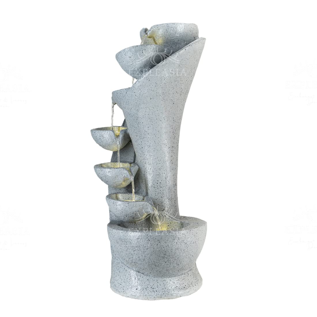 7 Stacked Chalice Water Fountain for Home, Water Fountain for Garden, Water Fountain for Living Room, Water Fountain for Home vastu, Fountain, Fountain for Home décor Waterfall