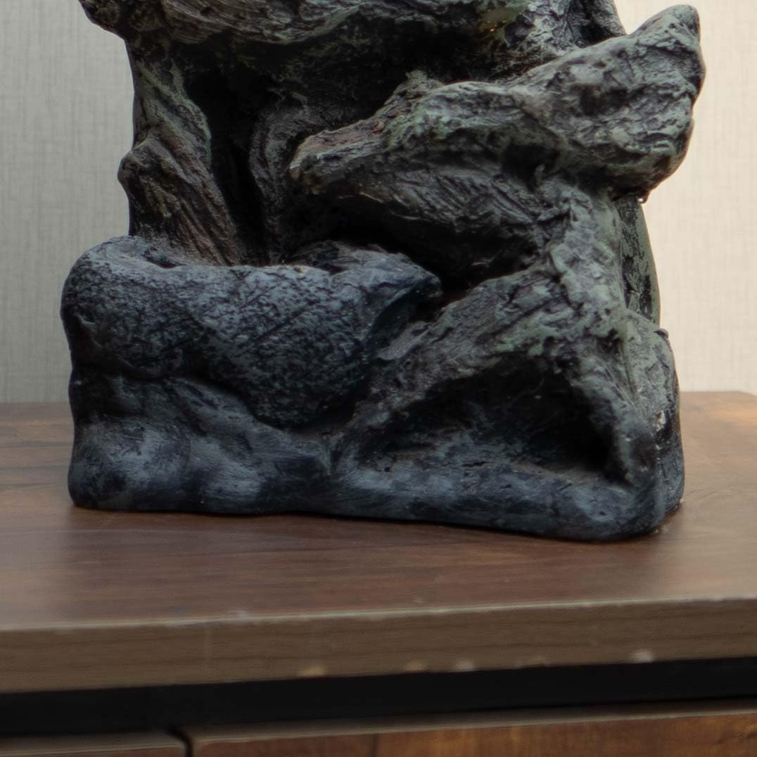 14 Inch Mini 3 Tier Rainforest Water Fountain for Home |Small Water Fountain for Living Room, Water Fountain for Home vastu, Fountain for Home décor Waterfall