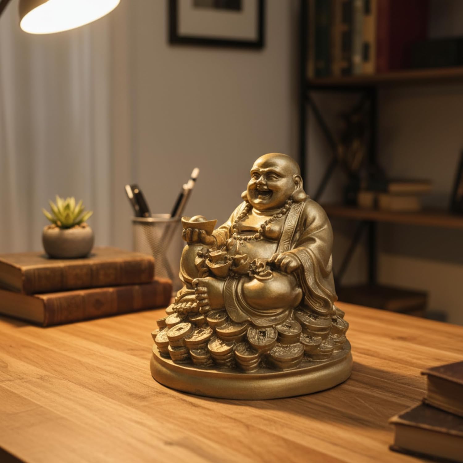 Laughing Buddha Statue for Home & Office Decor | Buddha | Buddha for Home Decor | Interior Design | Showpiece for Office