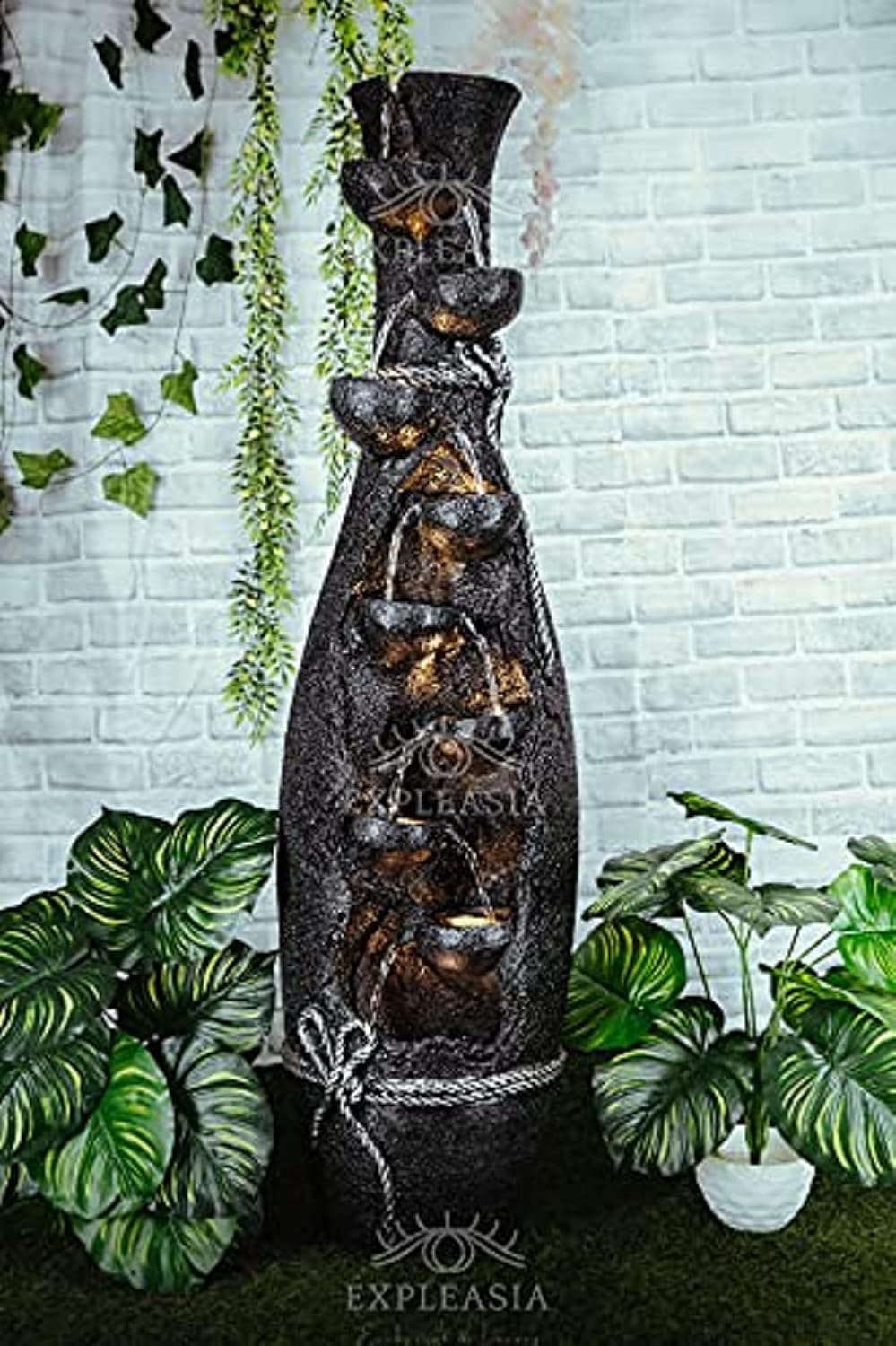 Magnum Lamp Water Fountain for Home, Water Fountain for Garden, Water Fountain for Living Room, Water Fountain for Home vastu, Indoor Water Fountain for Home décor Big Size