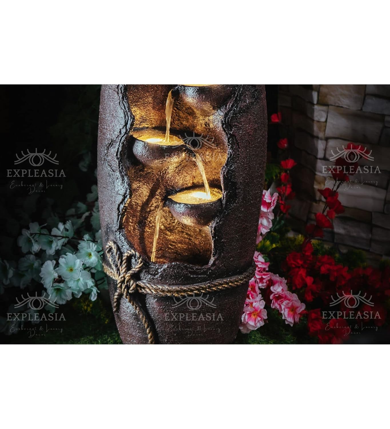 Magnum Lamp Water Fountain for Home, Water Fountain for Garden, Water Fountain for Living Room, Water Fountain for Home vastu, Indoor Water Fountain for Home décor Big Size
