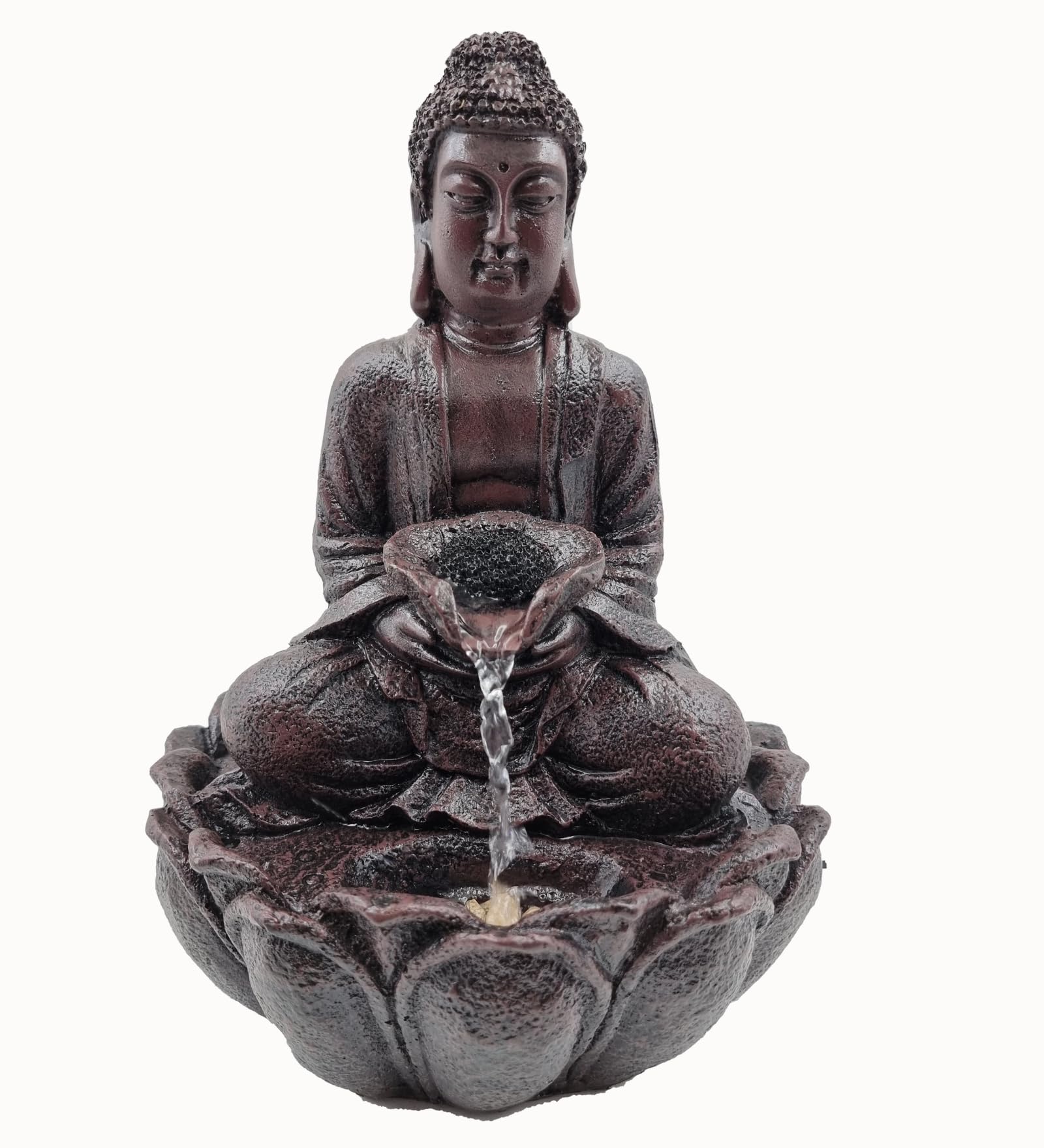 Mini Lotus Buddha Water Fountain for Table Decor |Living Room Decor| Gift Items | Home & Office Decor Item |Buddha Water Fountain