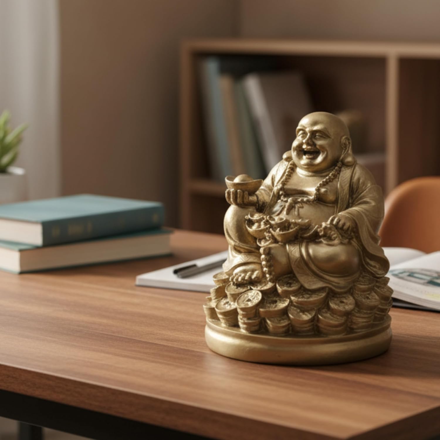 Laughing Buddha Statue for Home & Office Decor | Buddha | Buddha for Home Decor | Interior Design | Showpiece for Office