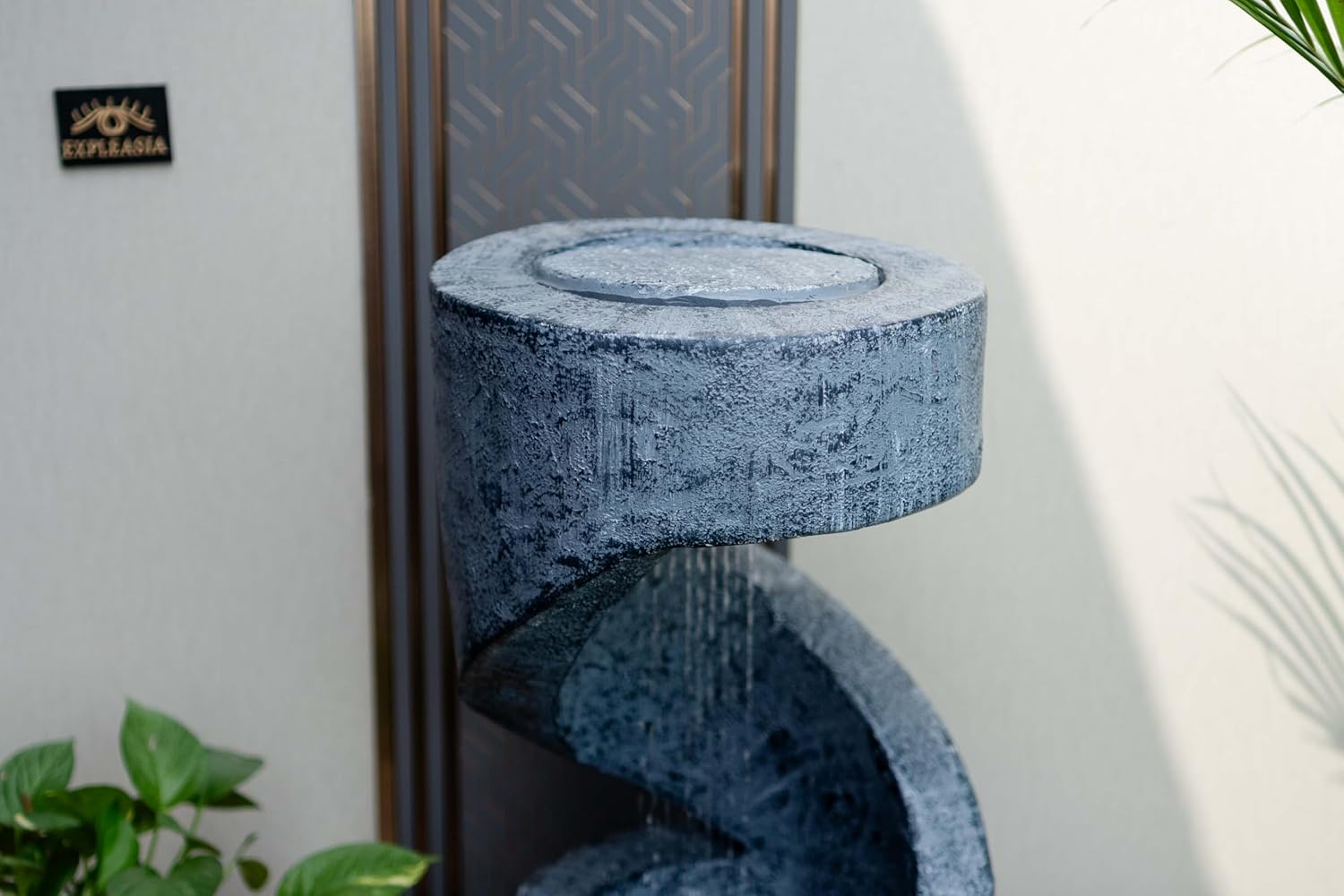 Spiral Table Desk-Top Indoor Fountain, Water Fountain For Garden, Water Fountain For Home Vastu, Fountain For Home Décor Waterfall
