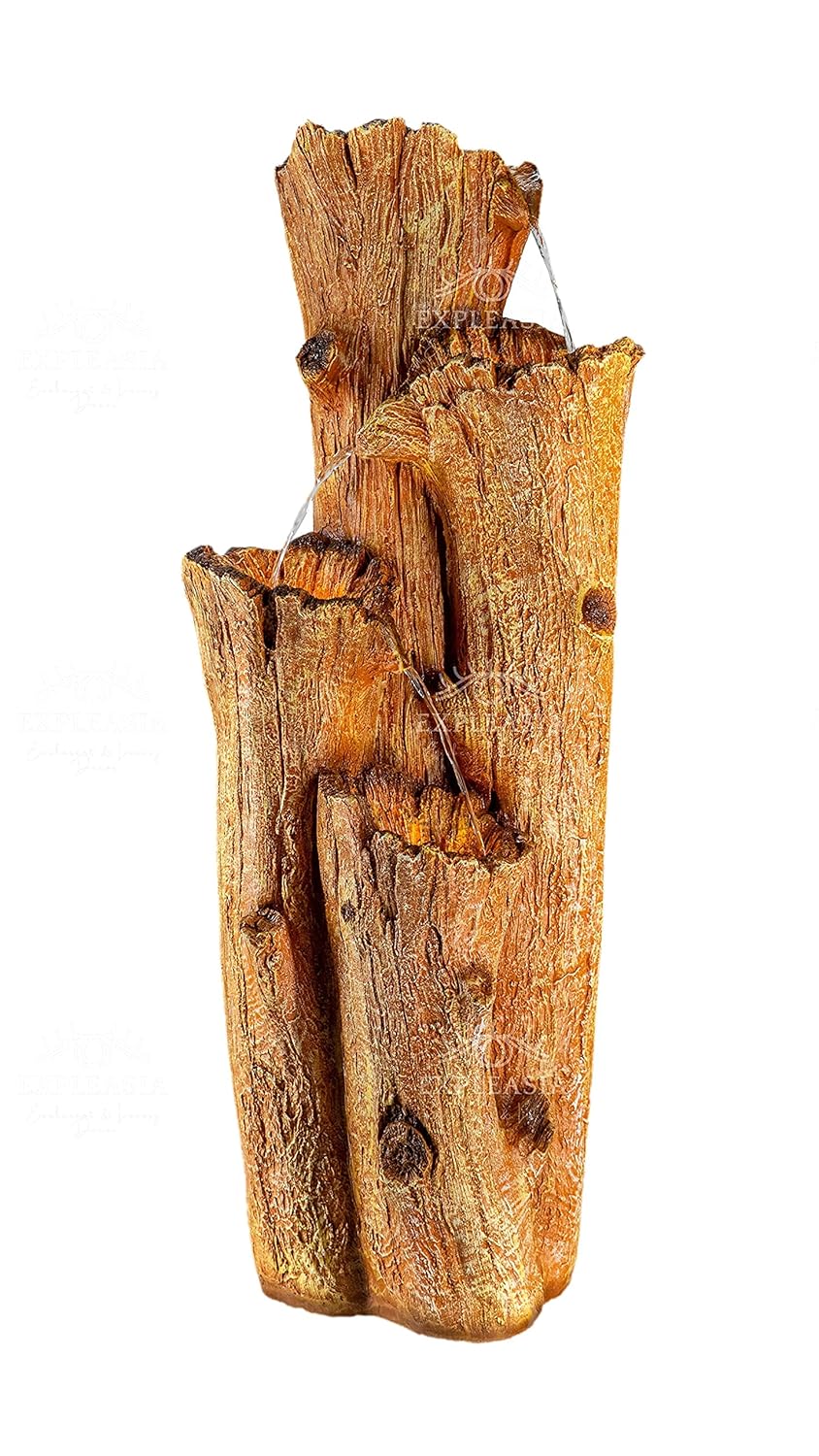 Nature Inspired Carved Tree Water Fountain, Water Fountain for Garden, Water Fountain for Home vastu, Fountain for Home décor Waterfall, Indoor Water Fountain Big Size