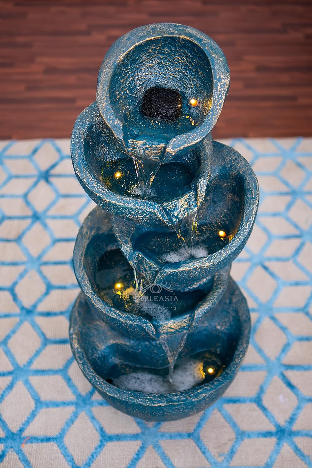 Stacked Pot Water Fountain for Home, Water Fountain for Garden, Water Fountain for Living Room, Water Fountain for Home vastu, Fountain, Fountain for Home décor Waterfall