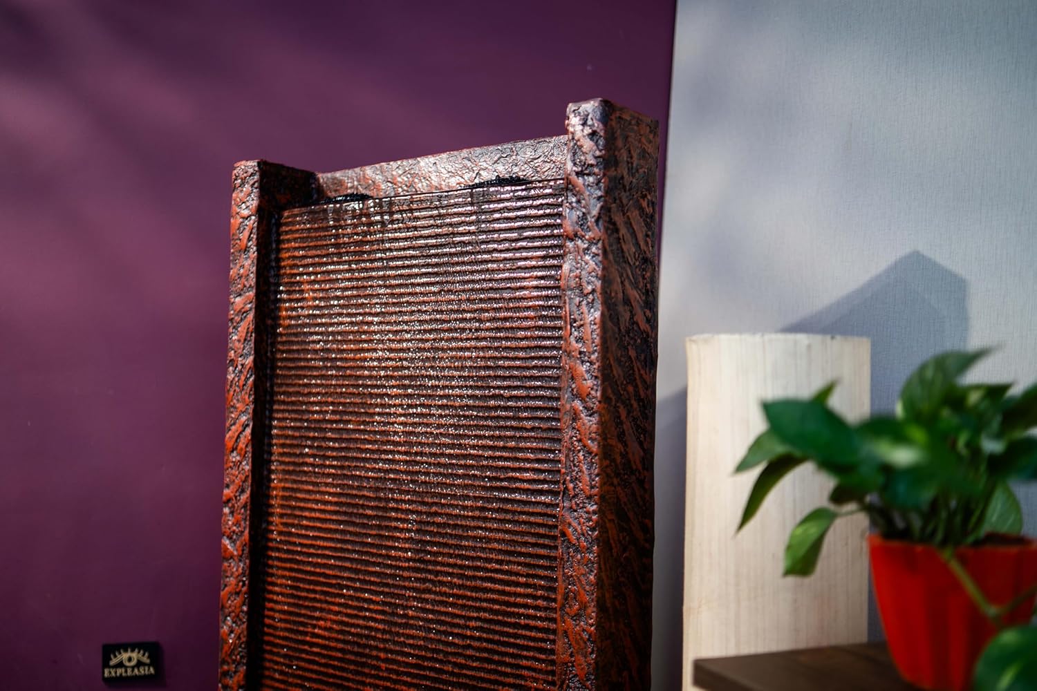 4 Feet River-Slate Water Fall, Water Fountain Big Size, Water Fountain For Home Vastu, Fountain For Home Décor Waterfall