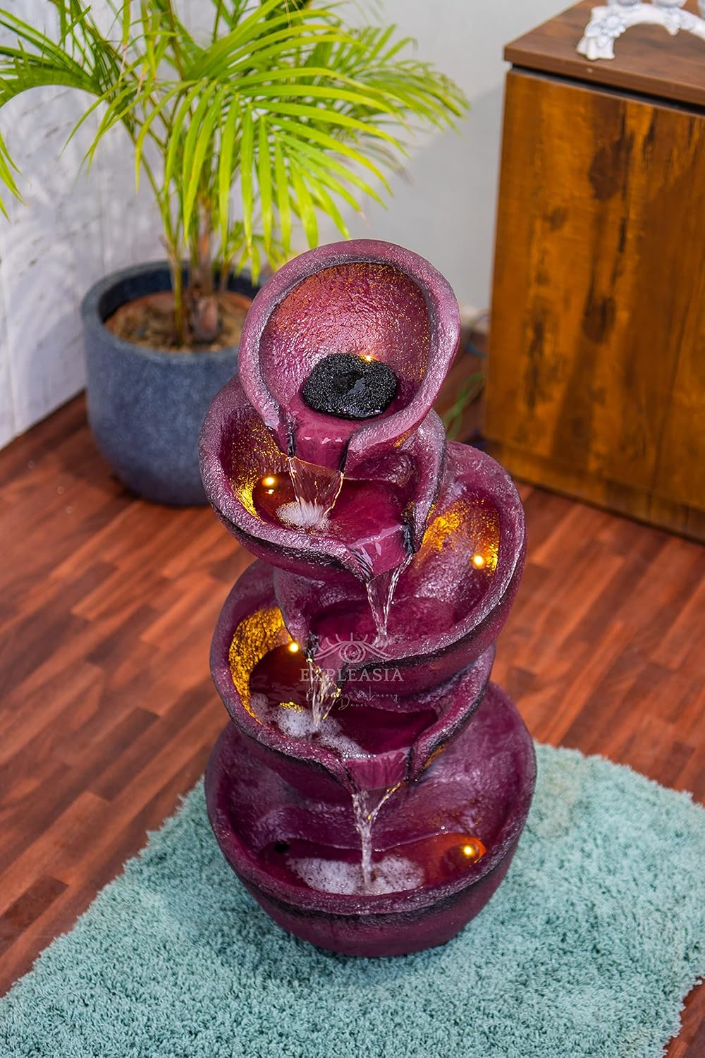 Stacked Pot Water Fountain for Home, Water Fountain for Garden, Water Fountain for Living Room, Water Fountain for Home vastu, Fountain, Fountain for Home décor Waterfall