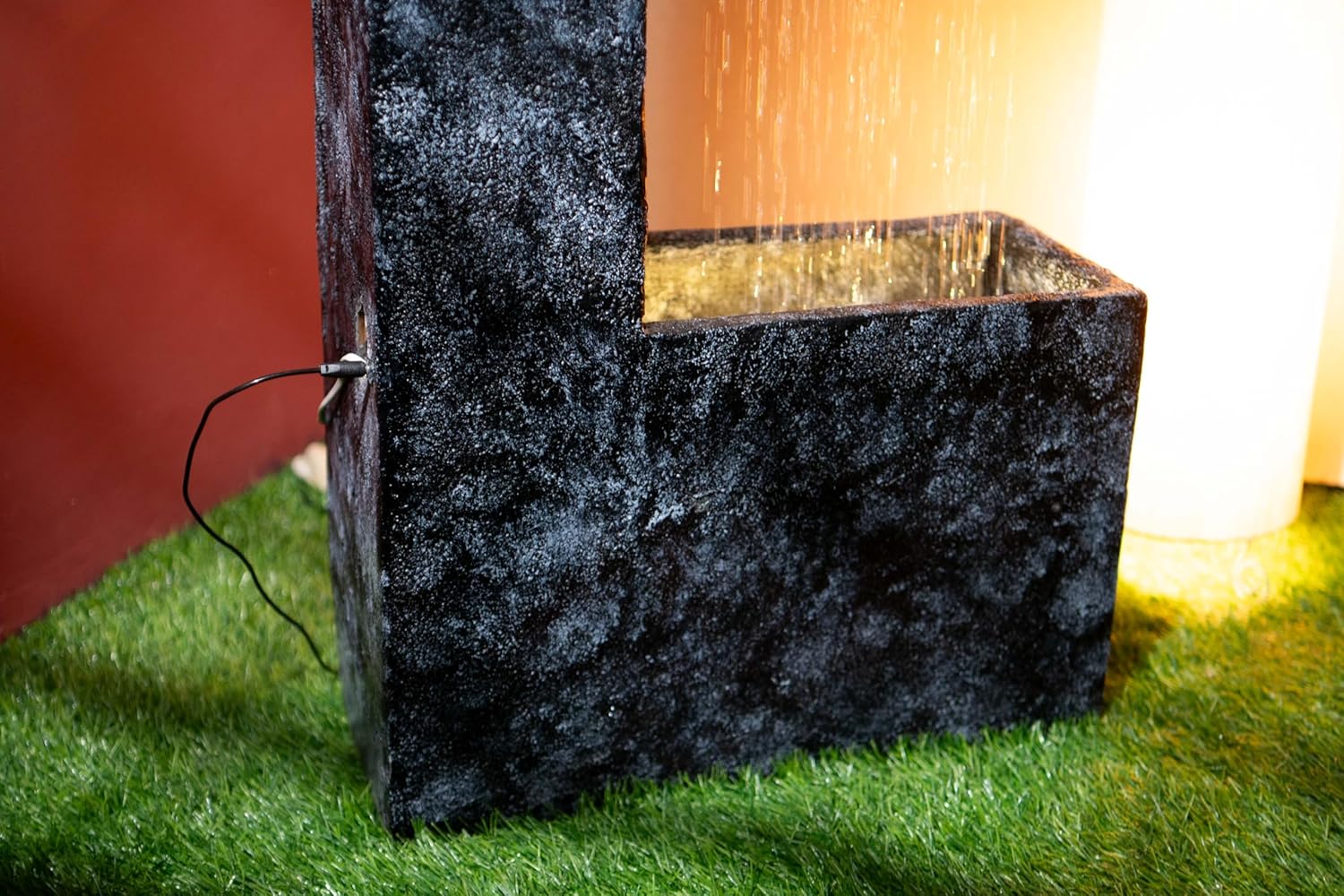 C Shape Planter Shower Fountain, Water Fountain for Garden, Water Fountain for Home vastu