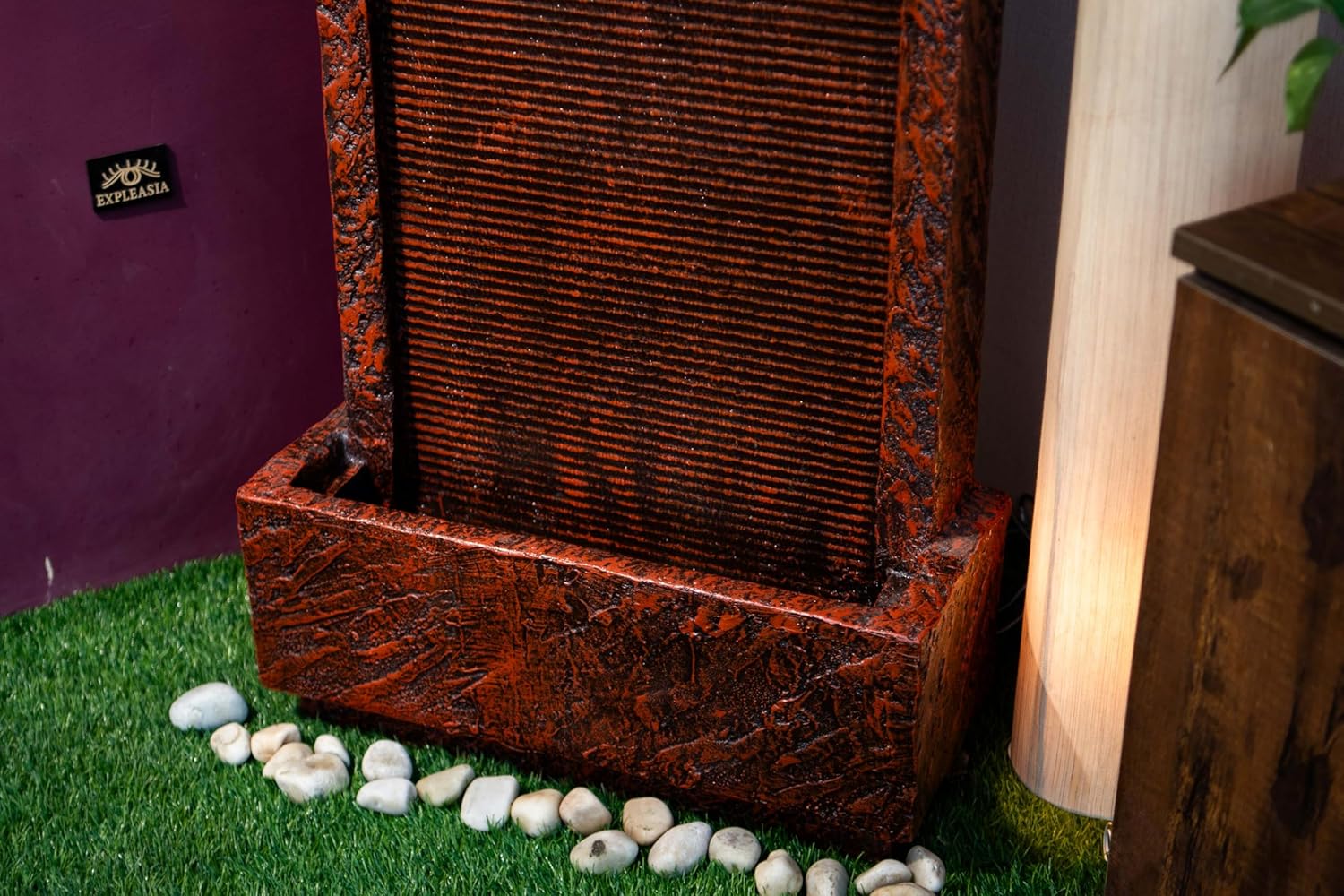 4 Feet River-Slate Water Fall, Water Fountain Big Size, Water Fountain For Home Vastu, Fountain For Home Décor Waterfall