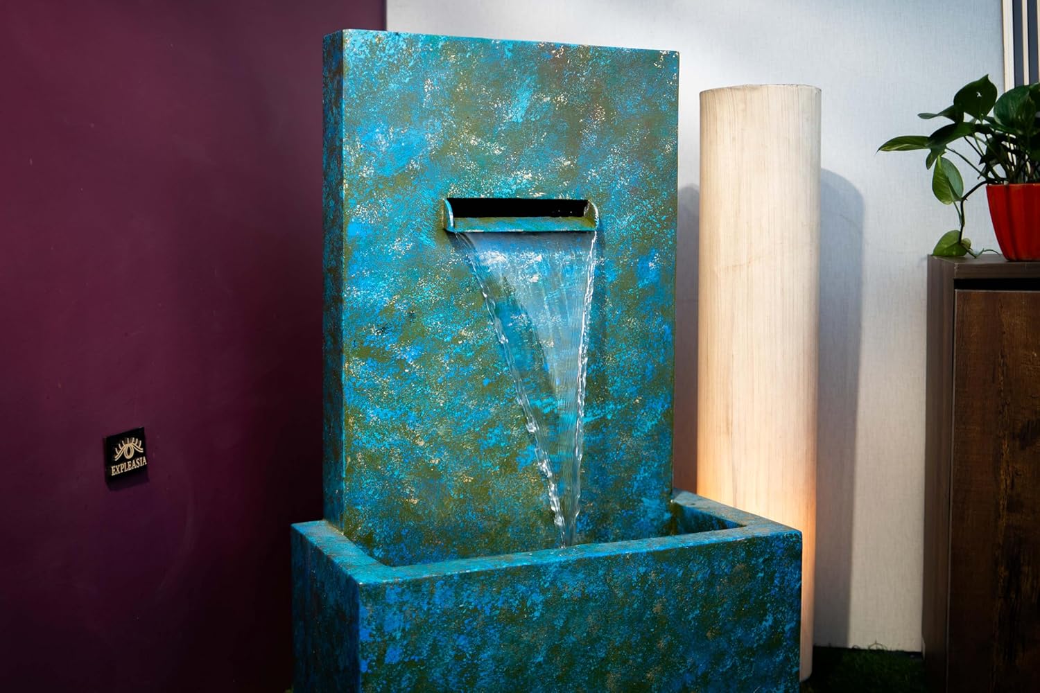 3 Feet Slate Water Fall Water Fountain, Water Fountain for Garden, Water Fountain for Home vastu, Indoor Fountain for Home décor Waterfall, Water Fountain for Home Big Size