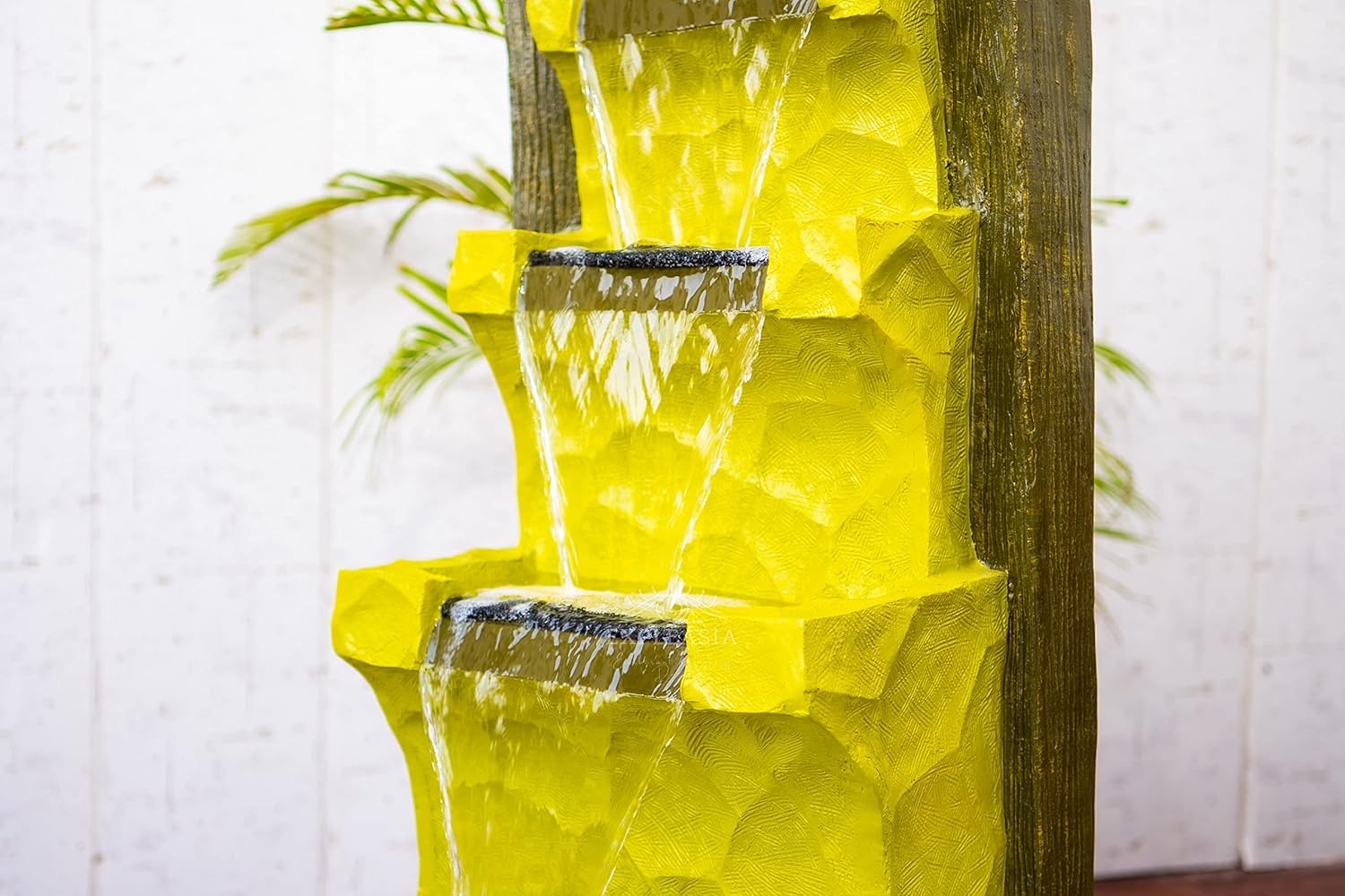 Wall Back Water Resin Fountain for Indoor and Outdoor, Large Water Fountain, Water Fountain for Garden, Home Decor Water Fountain