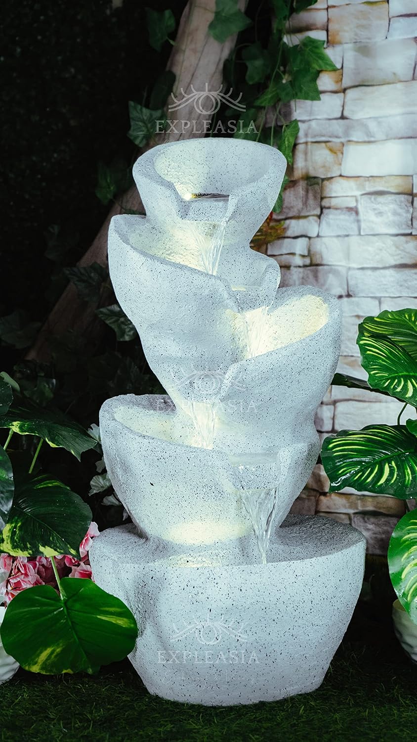 Stacked Pot Water Fountain for Home, Water Fountain for Garden, Water Fountain for Living Room, Water Fountain for Home vastu, Fountain, Fountain for Home décor Waterfall