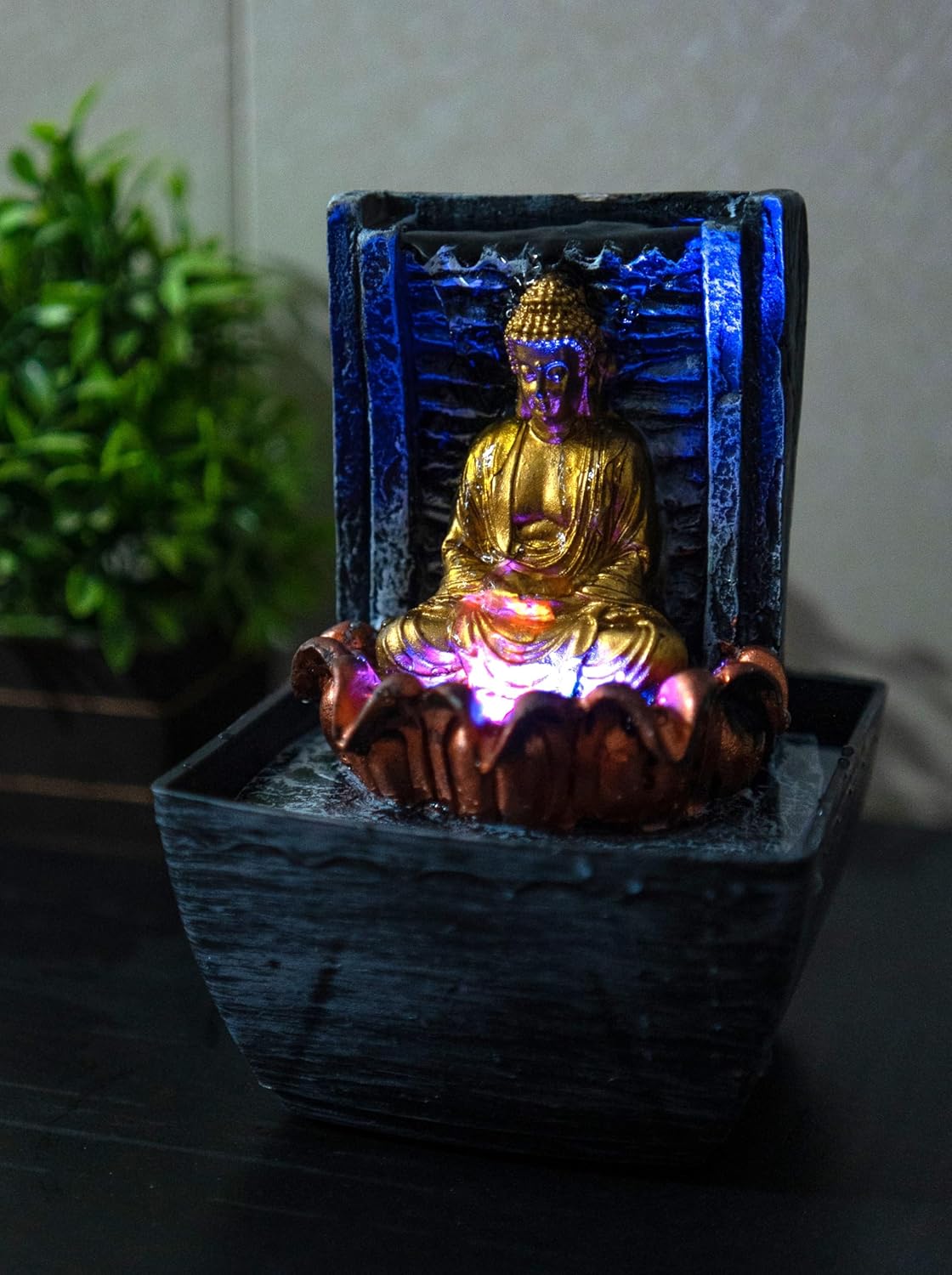 Mini Buddha Table top Water Fountain for Home and Office | |Living Room Decor| Gift Items | Home & Office Decor Item