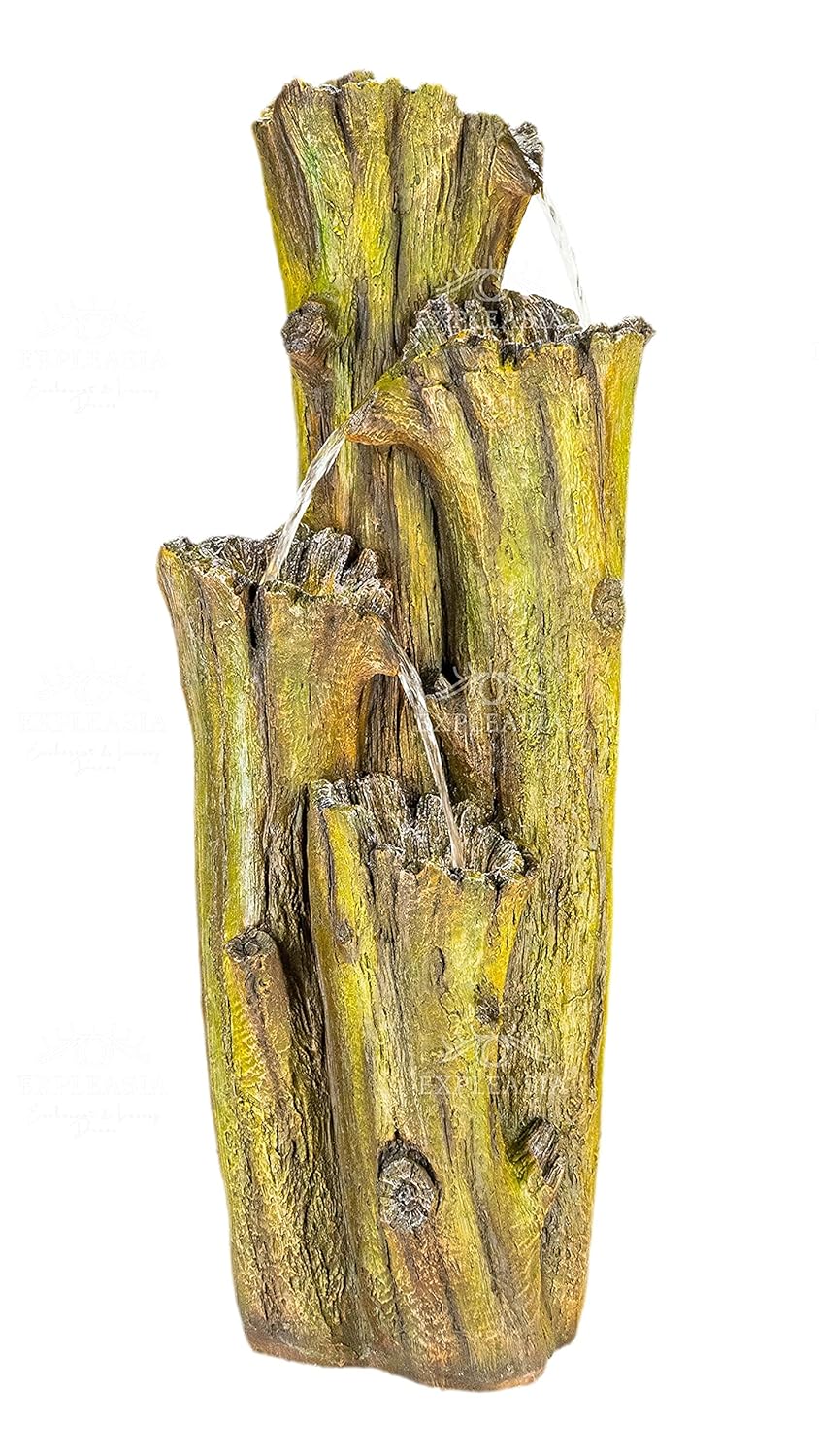 Nature Inspired Carved Tree Water Fountain, Water Fountain for Garden, Water Fountain for Home vastu, Fountain for Home décor Waterfall, Indoor Water Fountain Big Size