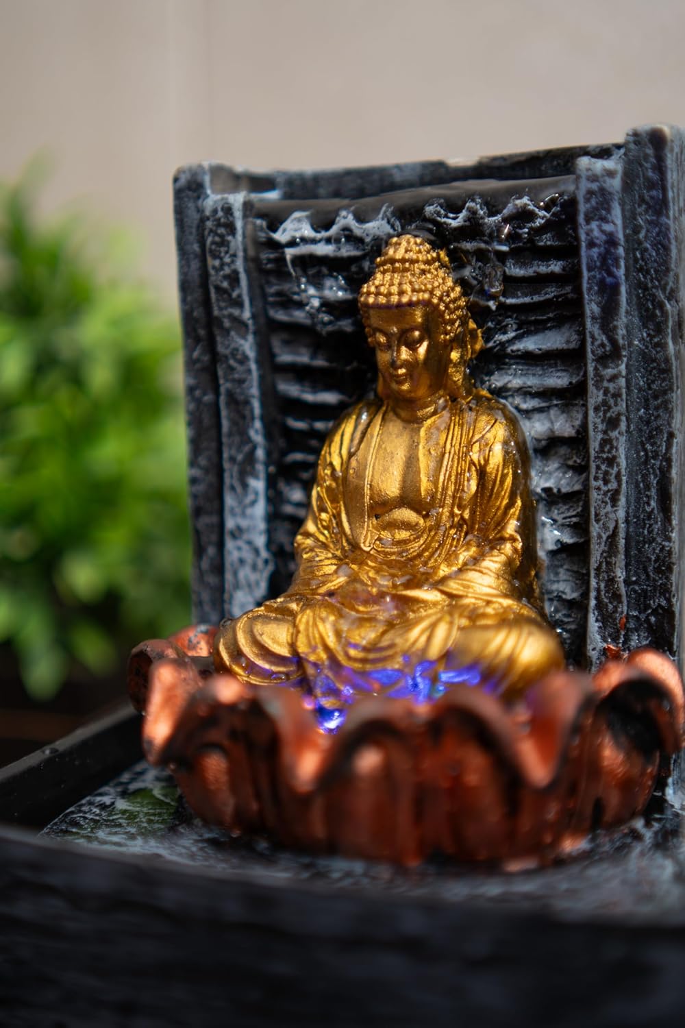 Mini Buddha Table top Water Fountain for Home and Office | |Living Room Decor| Gift Items | Home & Office Decor Item