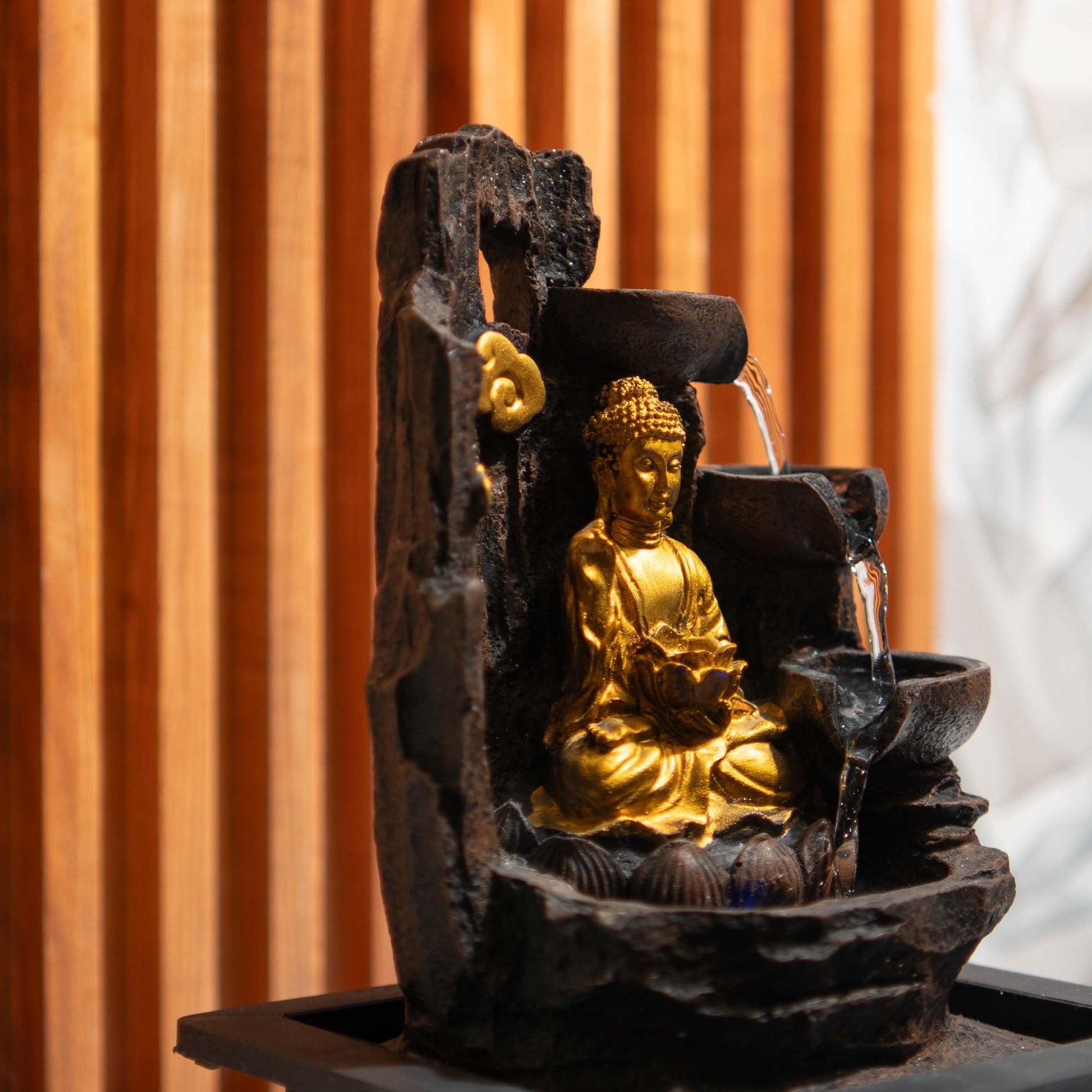 Mini Buddha Table top Water Fountain for Home and Office | |Living Room Decor| Gift Items | Home & Office Decor Item