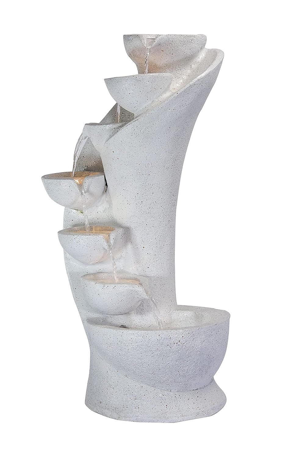 7 Stacked Chalice Water Fountain for Home, Water Fountain for Garden, Water Fountain for Living Room, Water Fountain for Home vastu, Fountain, Fountain for Home décor Waterfall