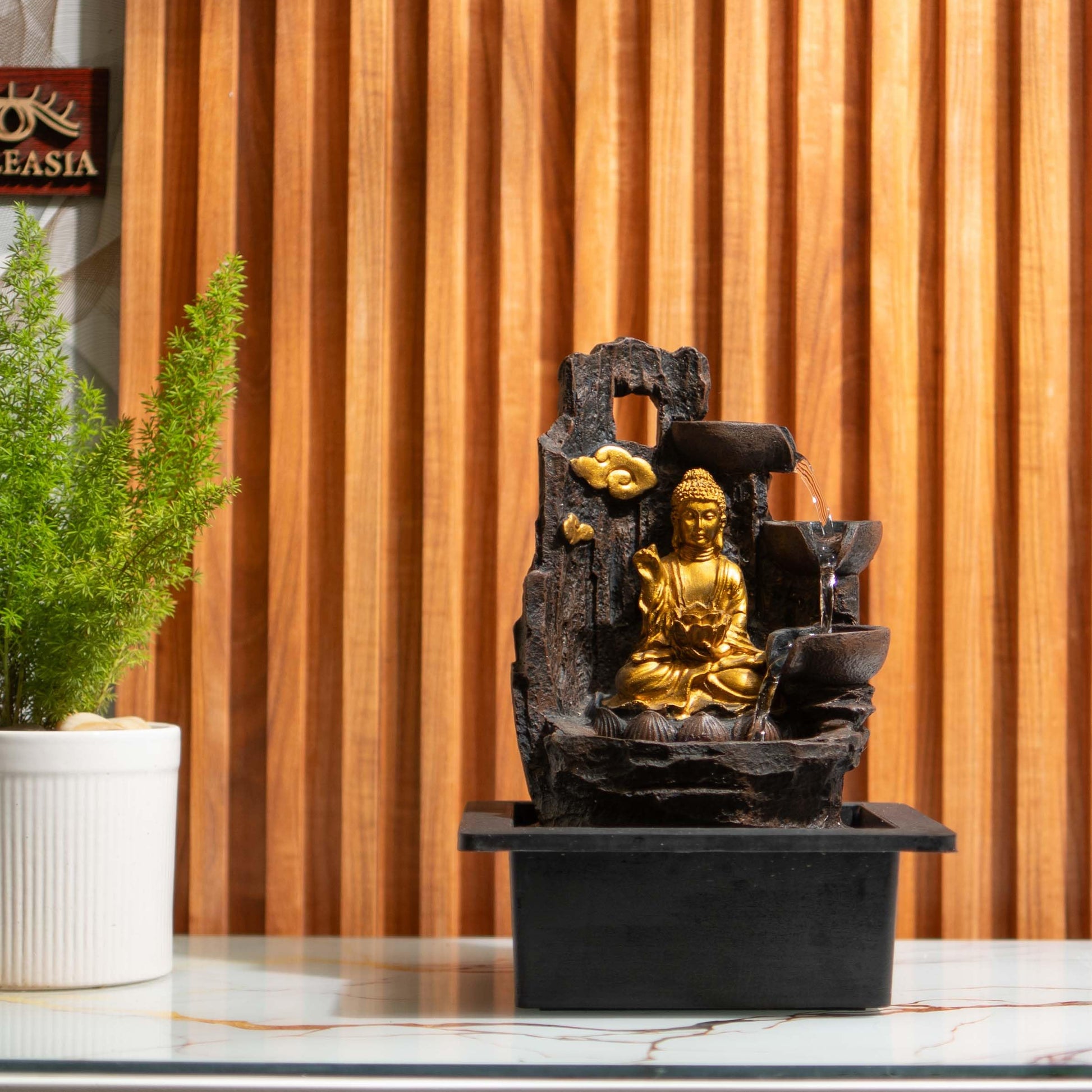 Mini Buddha Table top Water Fountain for Home and Office | |Living Room Decor| Gift Items | Home & Office Decor Item