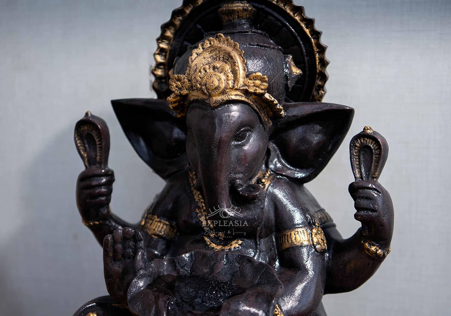 Table Top 2ft Lotus Ganesha Water Fountain for Home, Indoor Water Fountain, Water Fountain for Home vastu, Ganesha Fountain for Home décor Waterfall