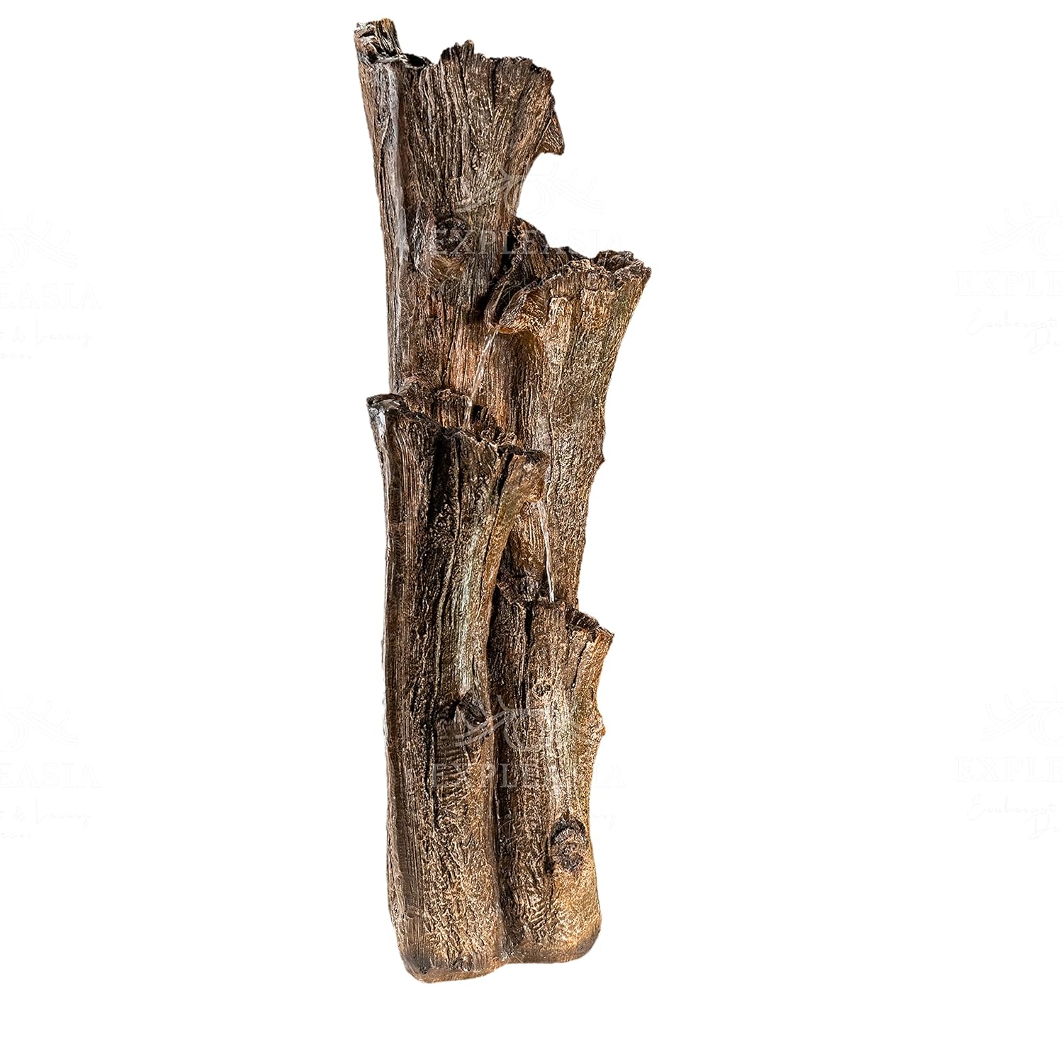 Nature Inspired Carved Tree Water Fountain, Water Fountain for Garden, Water Fountain for Home vastu, Fountain for Home décor Waterfall, Indoor Water Fountain Big Size