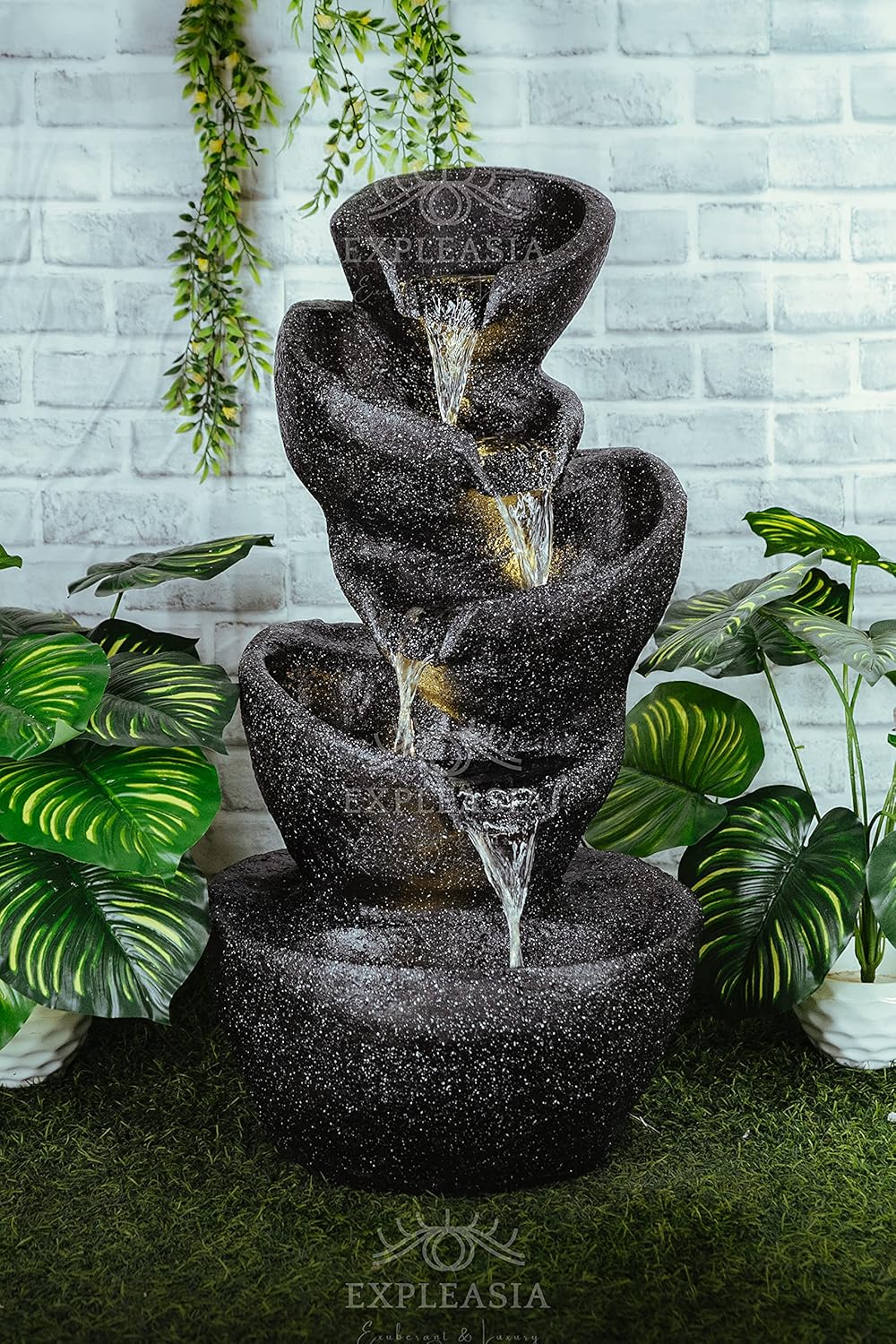 Stacked Pot Water Fountain for Home, Water Fountain for Garden, Water Fountain for Living Room, Water Fountain for Home vastu, Fountain, Fountain for Home décor Waterfall