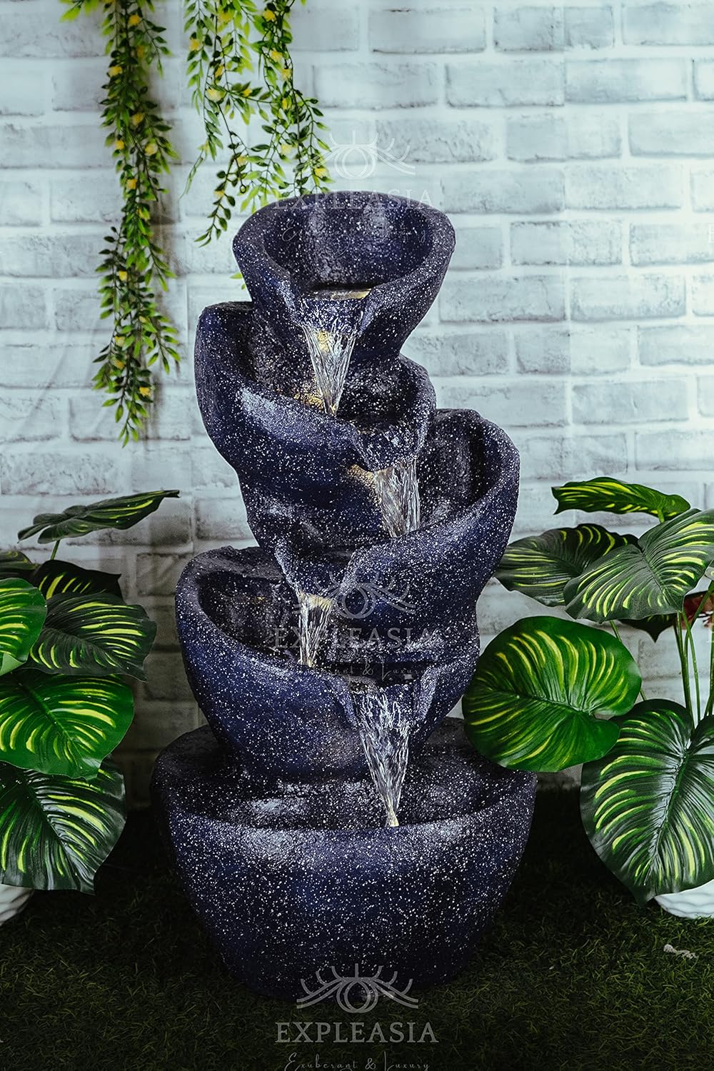 Stacked Pot Water Fountain for Home, Water Fountain for Garden, Water Fountain for Living Room, Water Fountain for Home vastu, Fountain, Fountain for Home décor Waterfall