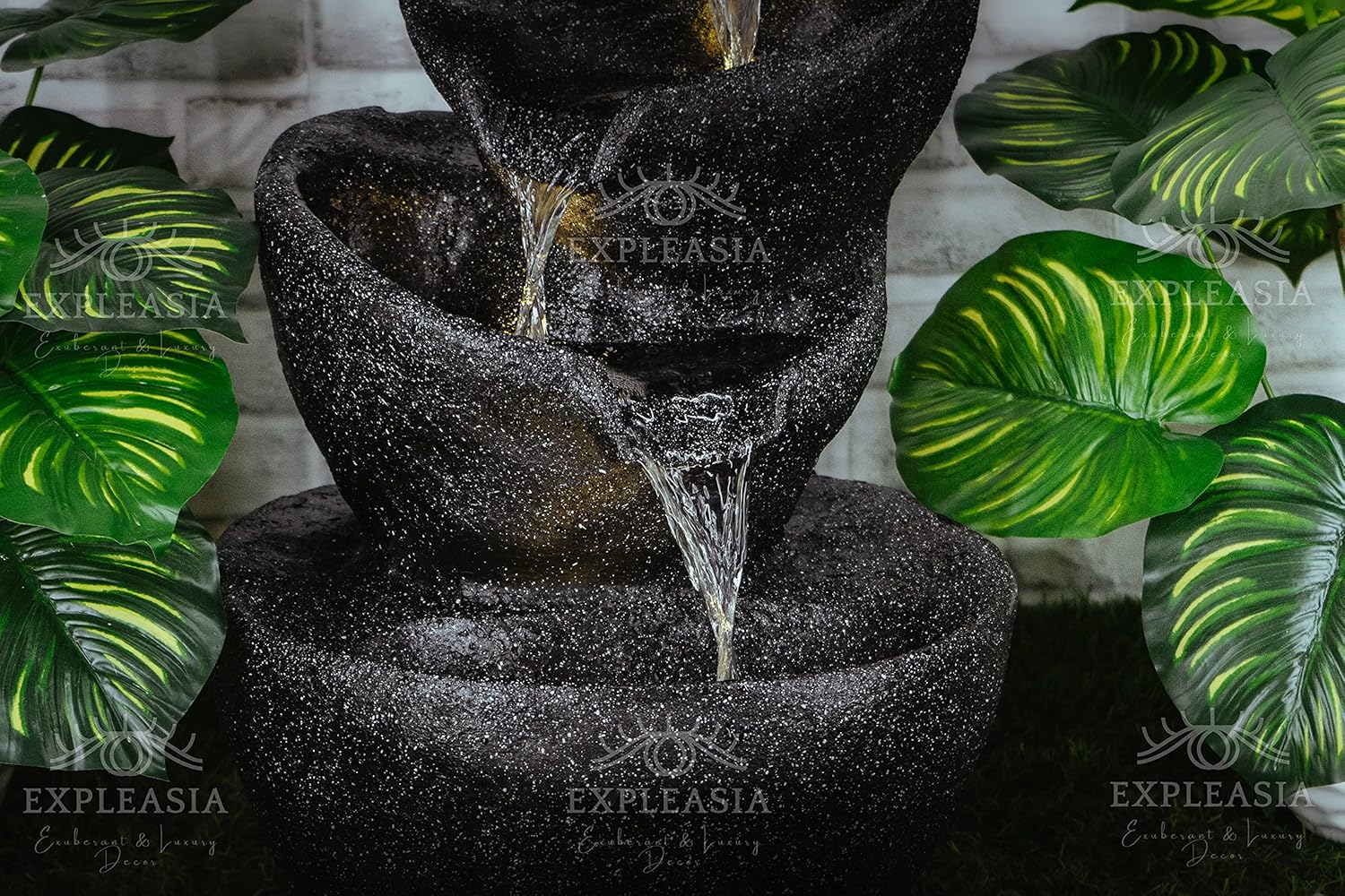 Stacked Pot Water Fountain for Home, Water Fountain for Garden, Water Fountain for Living Room, Water Fountain for Home vastu, Fountain, Fountain for Home décor Waterfall