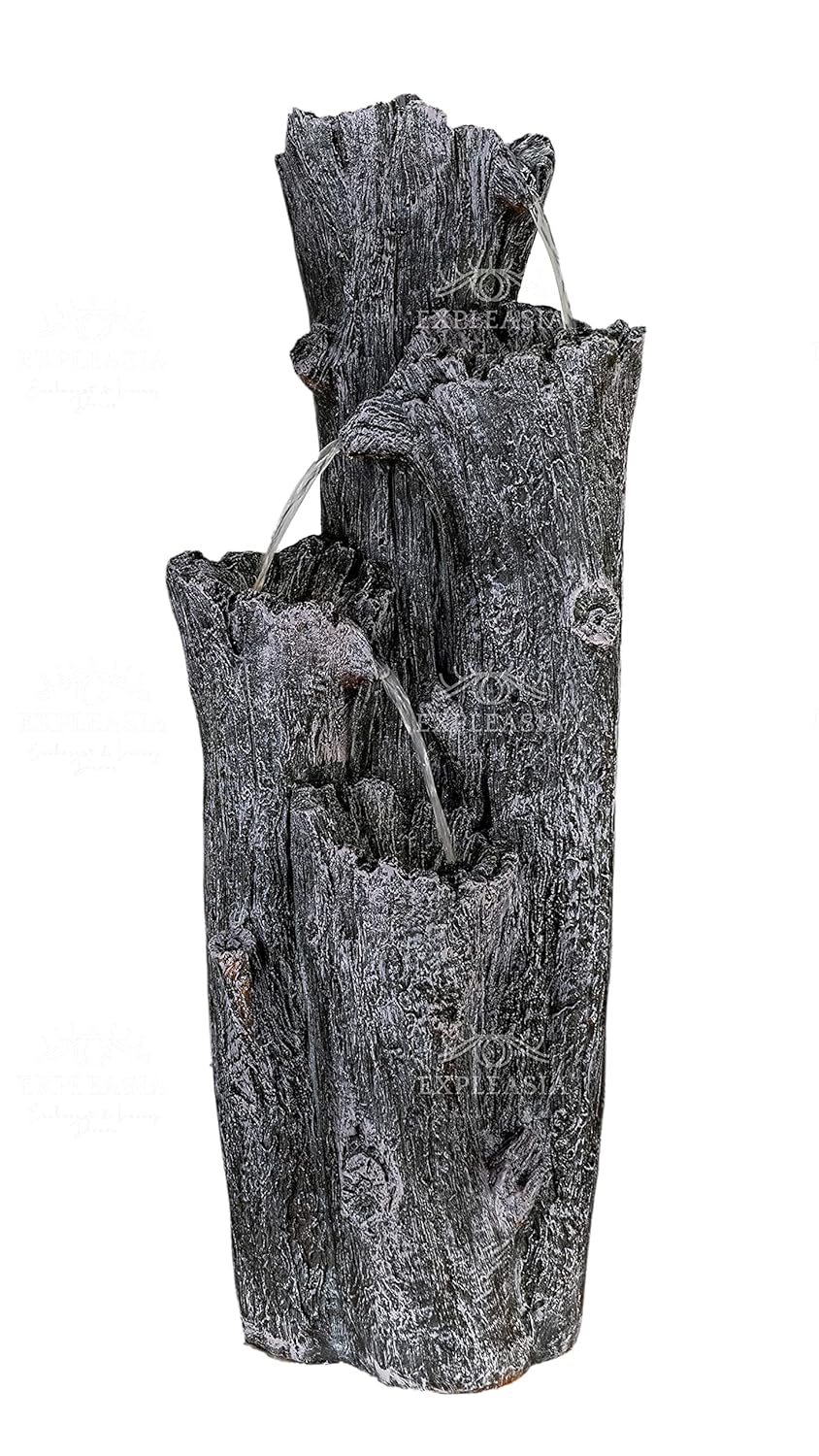 Nature Inspired Carved Tree Water Fountain, Water Fountain for Garden, Water Fountain for Home vastu, Fountain for Home décor Waterfall, Indoor Water Fountain Big Size