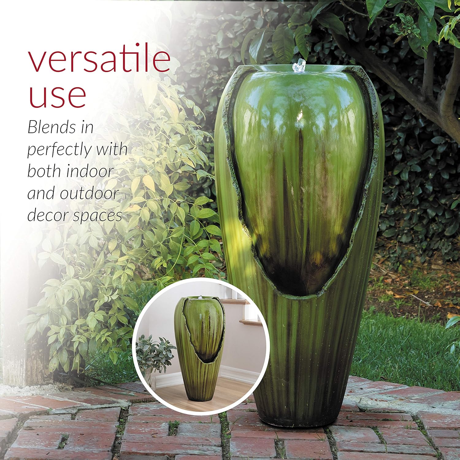 Jar Water Fountain for Garden, Water Fountain for Home vastu, Fountain for Home décor Waterfall