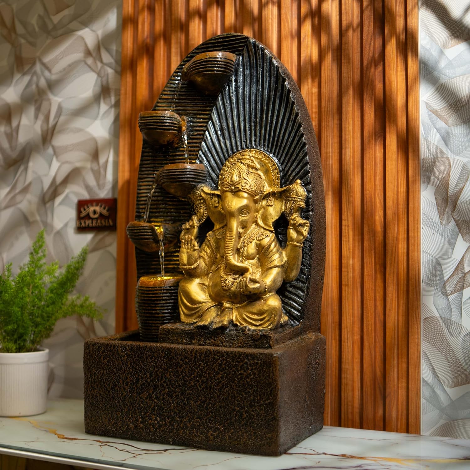 Ganesha Water Fountain, Ganesha Water Fountain for Home Big, Ganesha Water Fountain Big Size, Ganesha Water Fountain Indoor Home décor, Water Fountain for Home vastu, Indoor Water Fountain