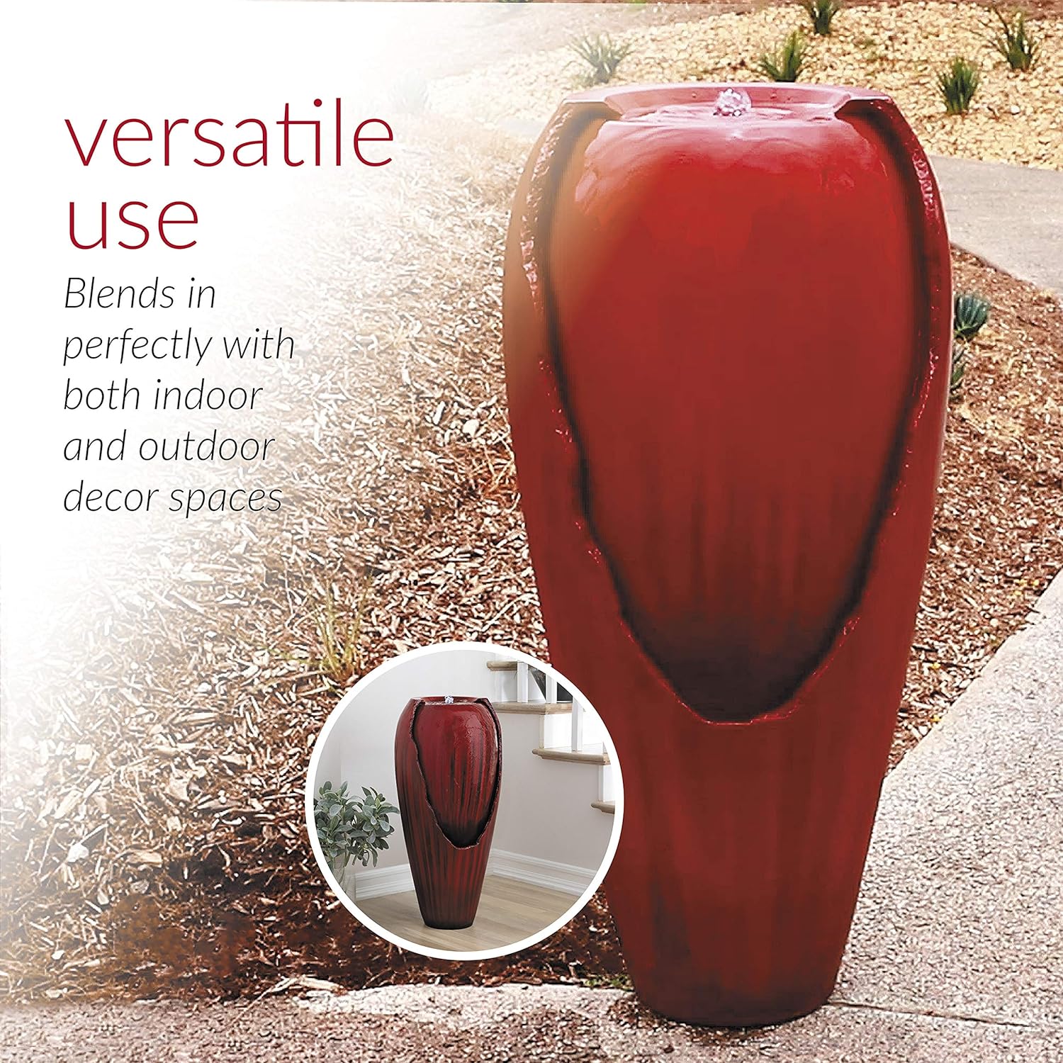 Jar Water Fountain for Garden, Water Fountain for Home vastu, Fountain for Home décor Waterfall