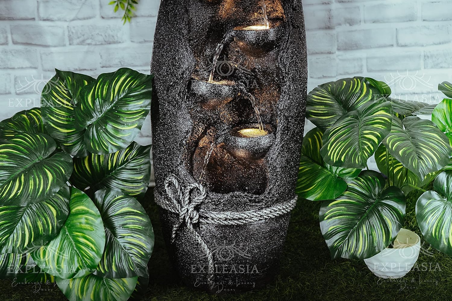 Magnum Lamp Water Fountain for Home, Water Fountain for Garden, Water Fountain for Living Room, Water Fountain for Home vastu, Indoor Water Fountain for Home décor Big Size