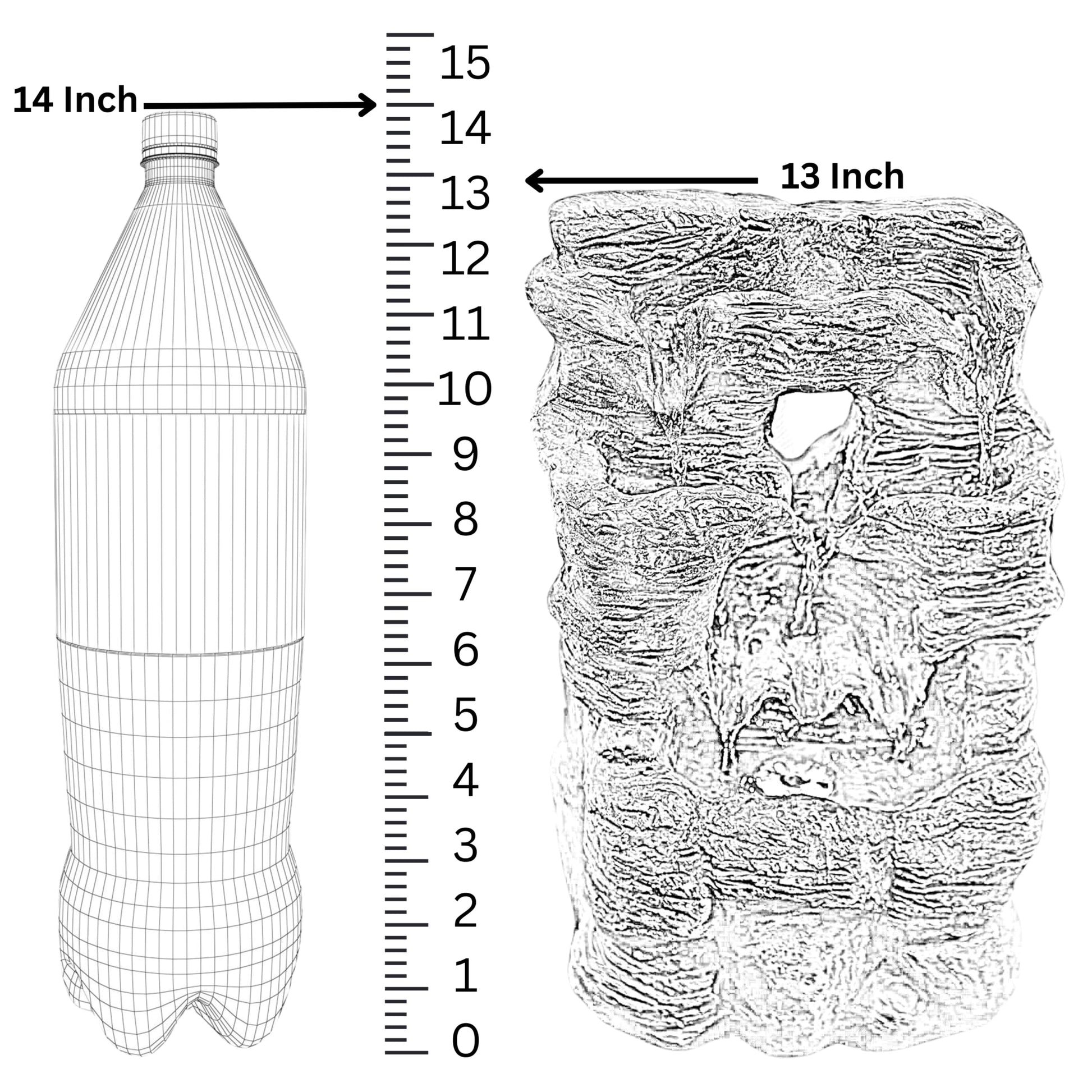 Tree Log Raindrop Water Fountain for meditaion and Home Decoration with Led Lights, Wooden Finish Tabletop Water Fountain