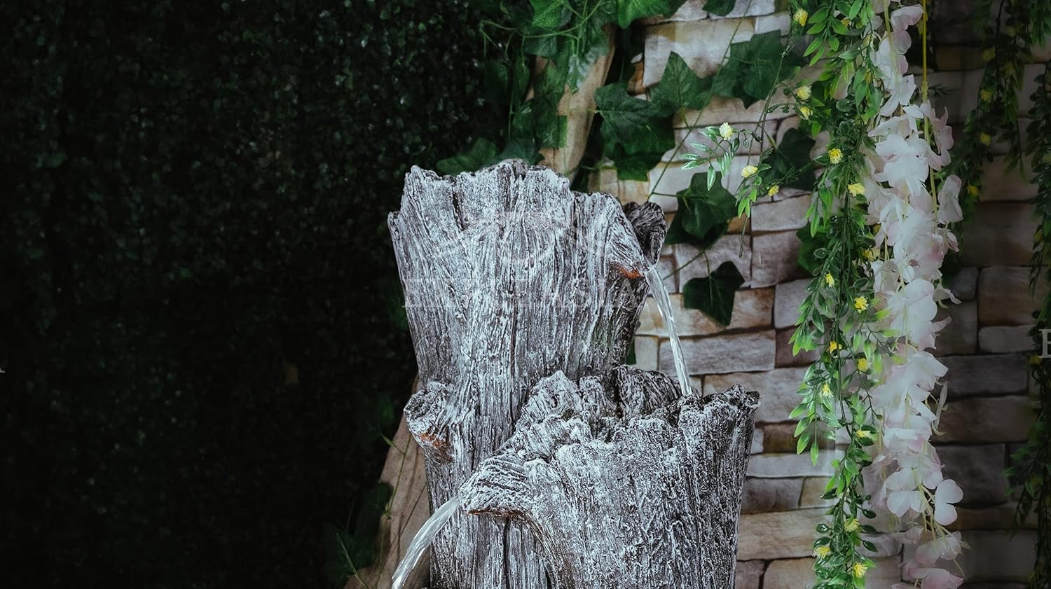 Nature Inspired Carved Tree Water Fountain, Water Fountain for Garden, Water Fountain for Home vastu, Fountain for Home décor Waterfall, Indoor Water Fountain Big Size