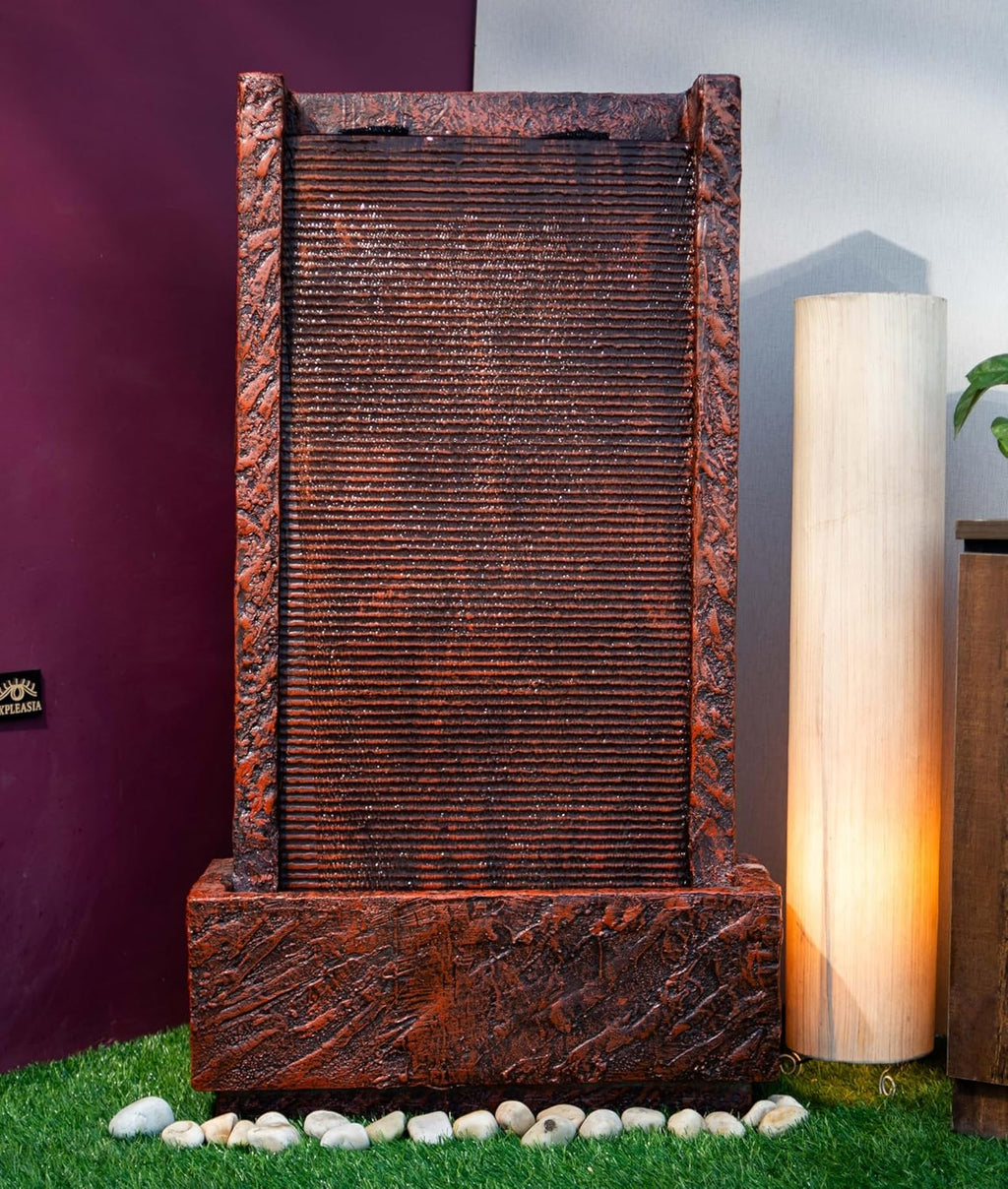 4 Feet River-Slate Water Fall, Water Fountain Big Size, Water Fountain For Home Vastu, Fountain For Home Décor Waterfall