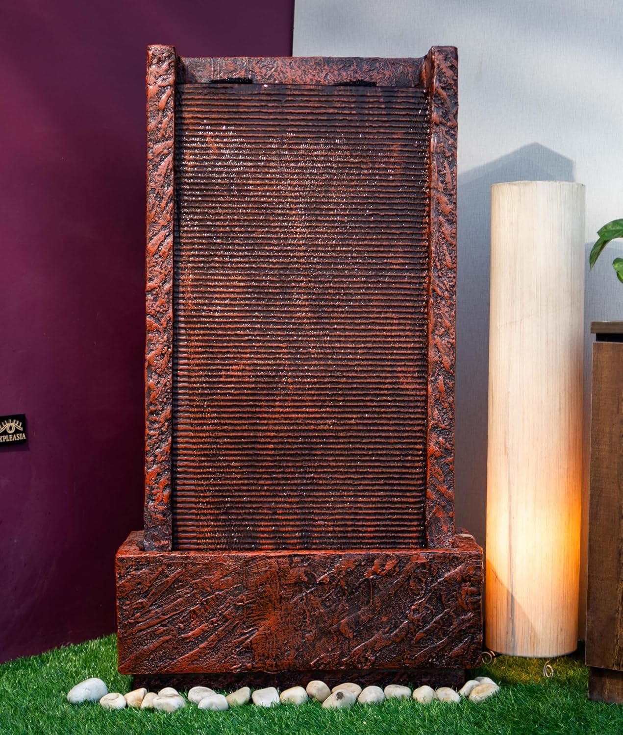 4 Feet River-Slate Water Fall, Water Fountain Big Size, Water Fountain For Home Vastu, Fountain For Home Décor Waterfall