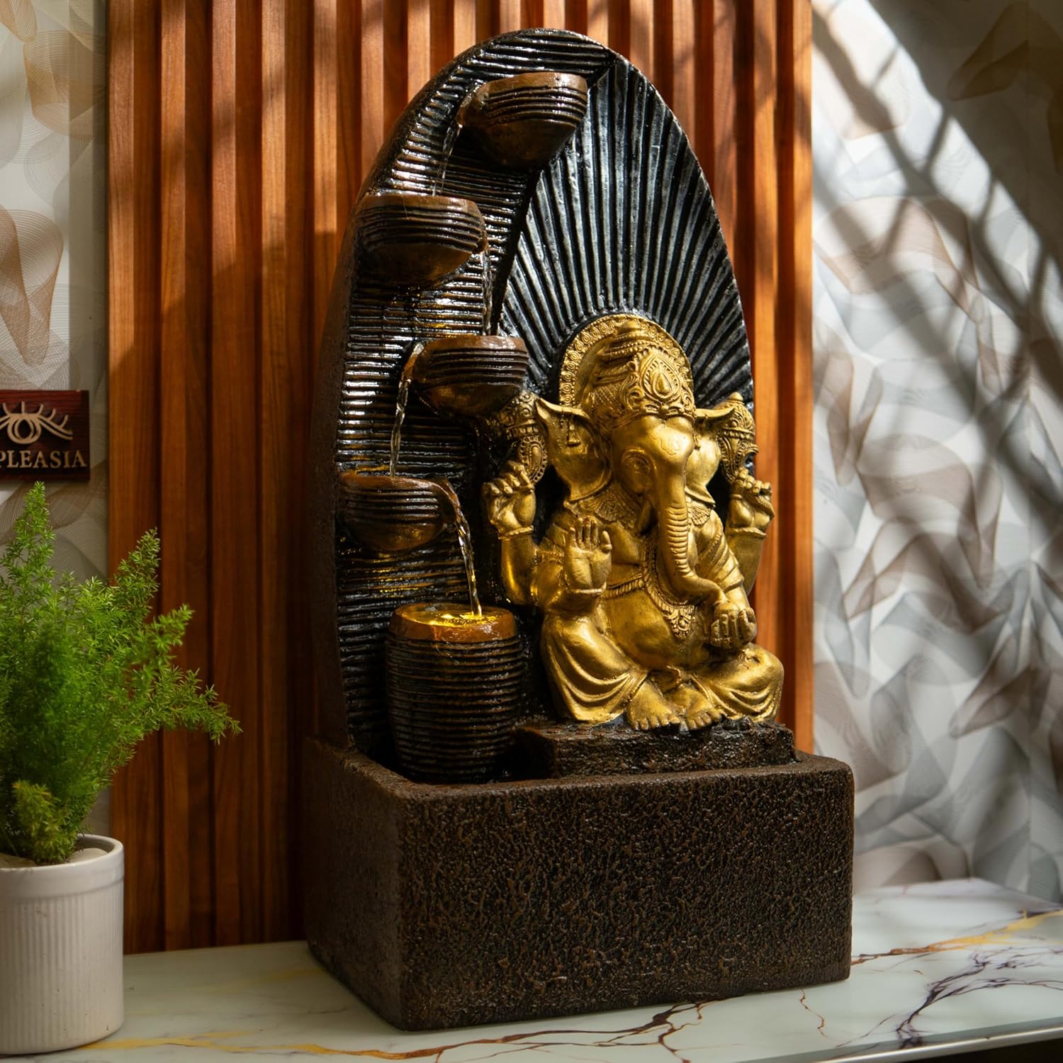 Ganesha Water Fountain, Ganesha Water Fountain for Home Big, Ganesha Water Fountain Big Size, Ganesha Water Fountain Indoor Home décor, Water Fountain for Home vastu, Indoor Water Fountain