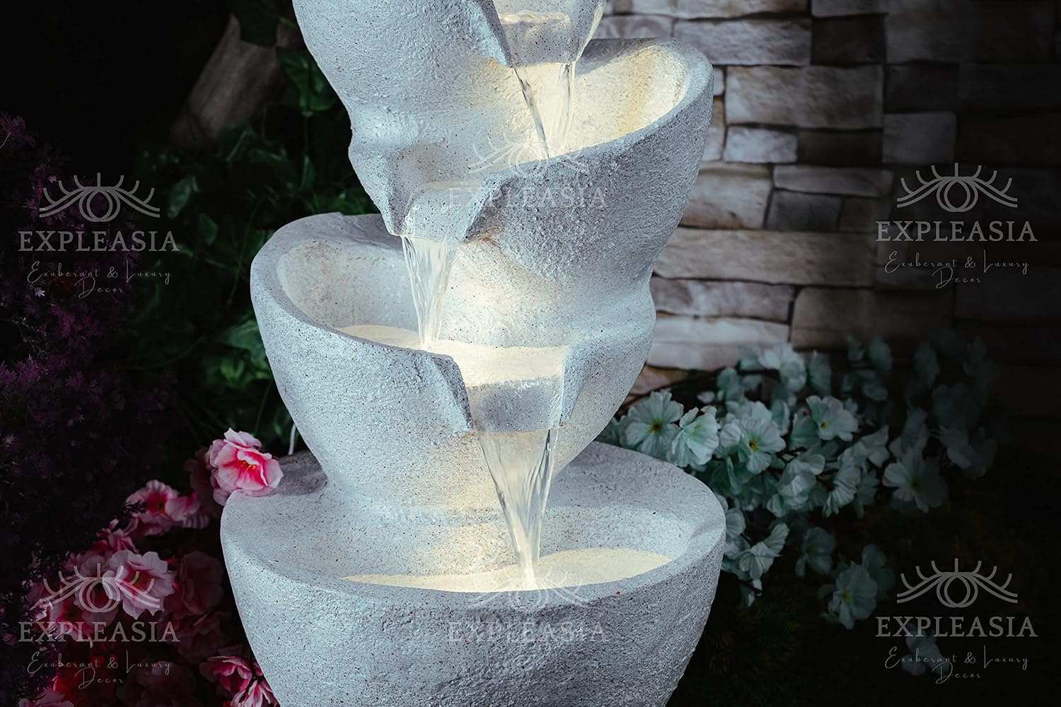 Stacked Pot Water Fountain for Home, Water Fountain for Garden, Water Fountain for Living Room, Water Fountain for Home vastu, Fountain, Fountain for Home décor Waterfall