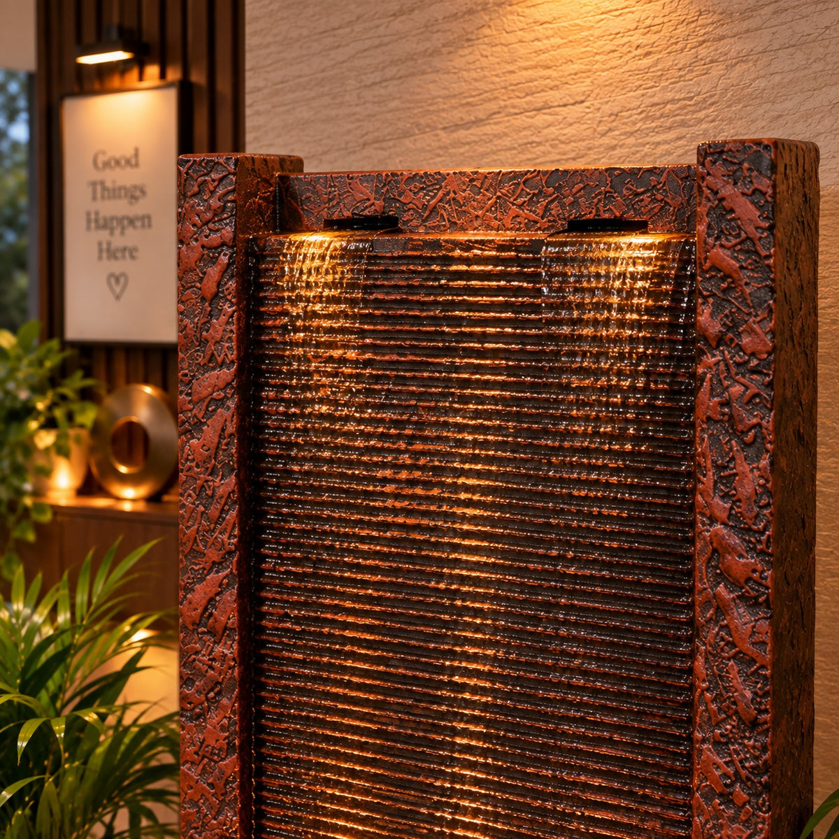 4ft River Slate Waterfall Fountain – Big Size | For Home & Vastu