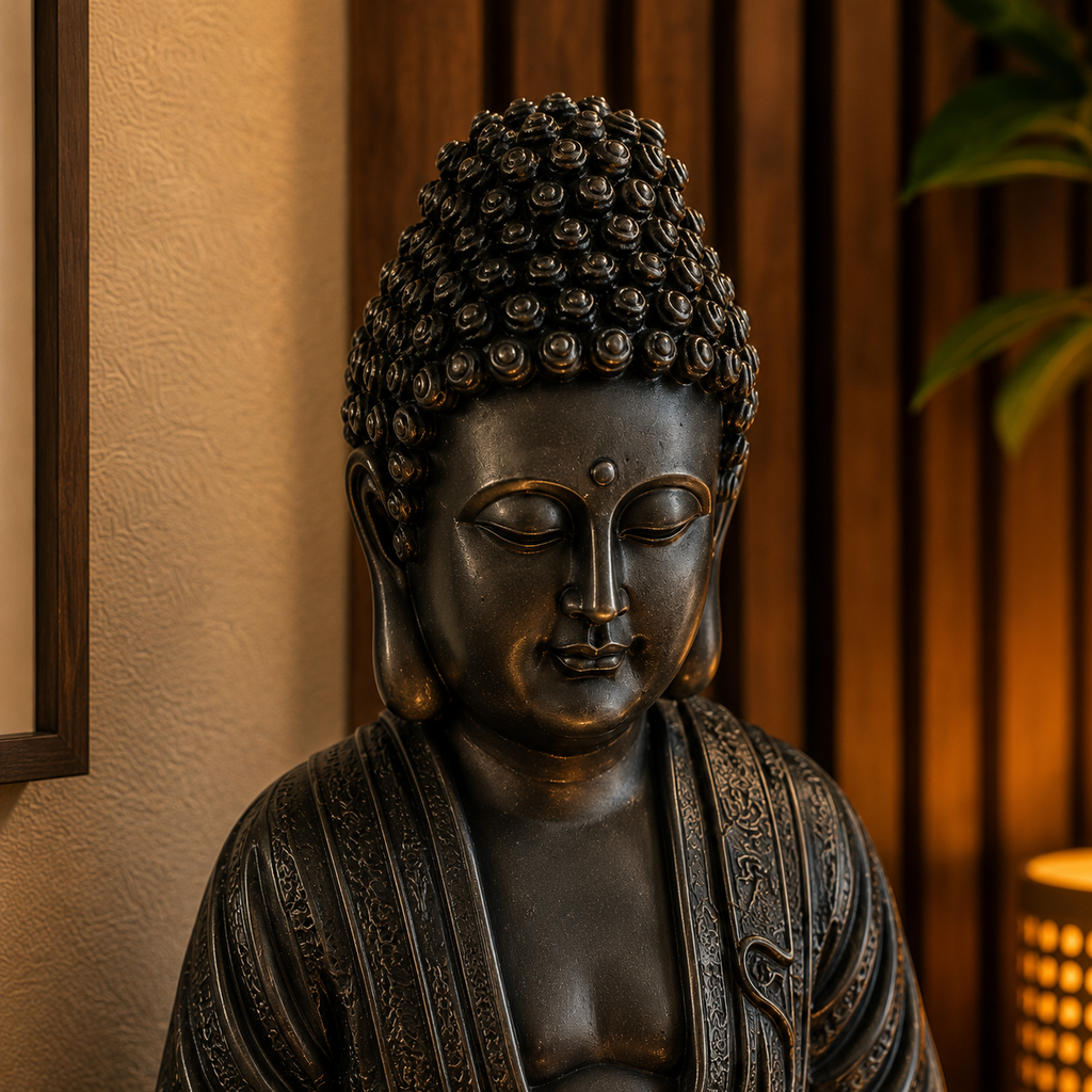 2ft Lotus Buddha Water Fountain for Serene Home & Office Decor